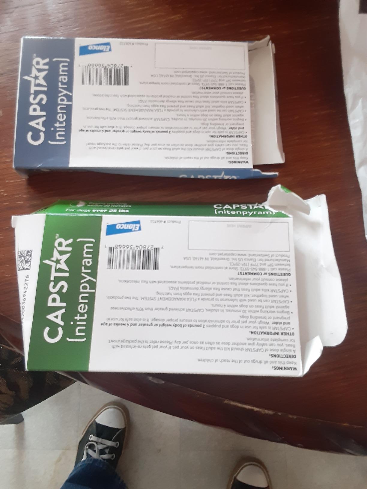 Capstar Oral Flea Tablets Dogs 2-25 lbs, Nitenpyram, 6-Dose customer photo 2