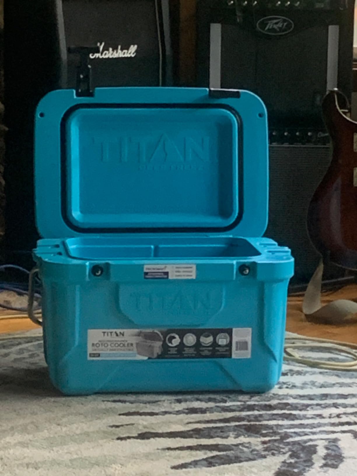 Titan Hard Ice Chest Cooler Roto Cooler with Microban Protection and Deep Freeze Insulation customer photo 2