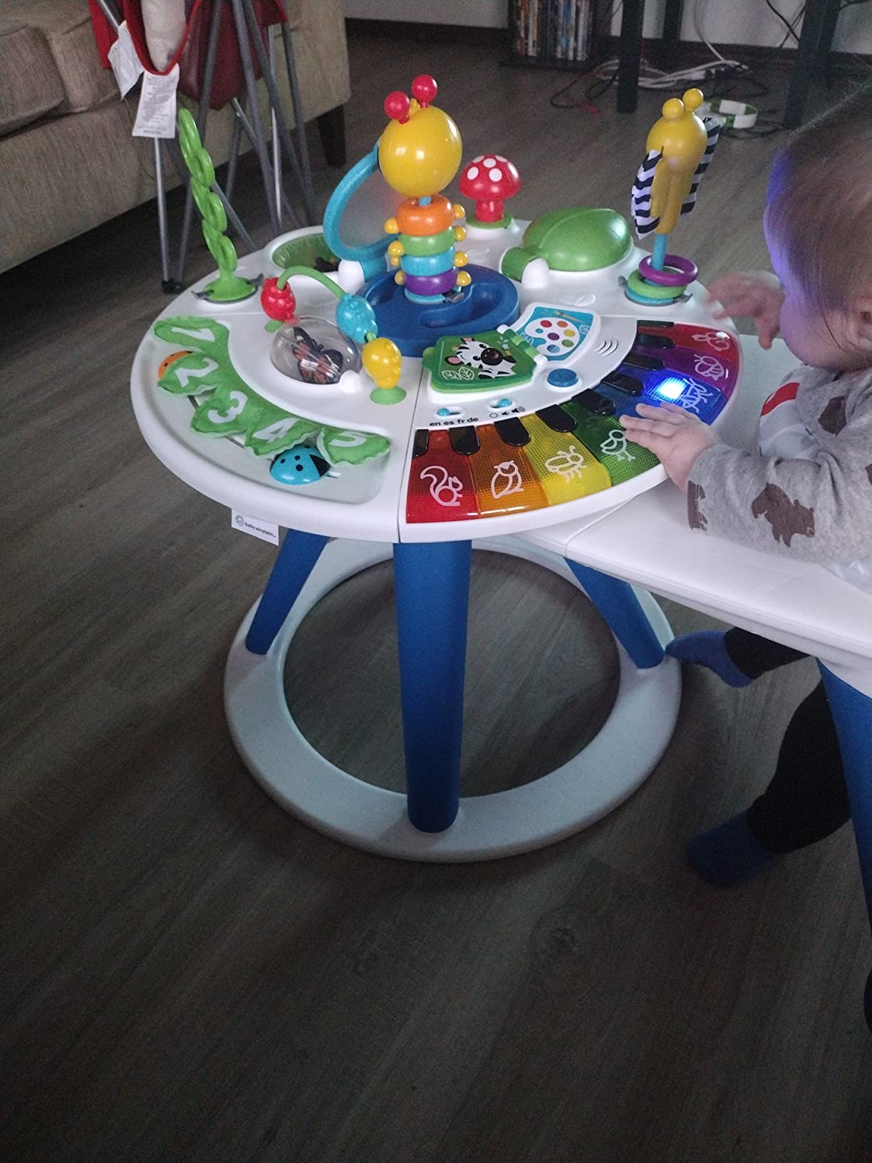 Baby Einstein 4-in-1 Activity Center & Walker with Piano, Age 6M+ | 4 ways to grow: walker, discovery table, art table & floor play-entertains babies 6-36 months with 15+ activities customer photo 2