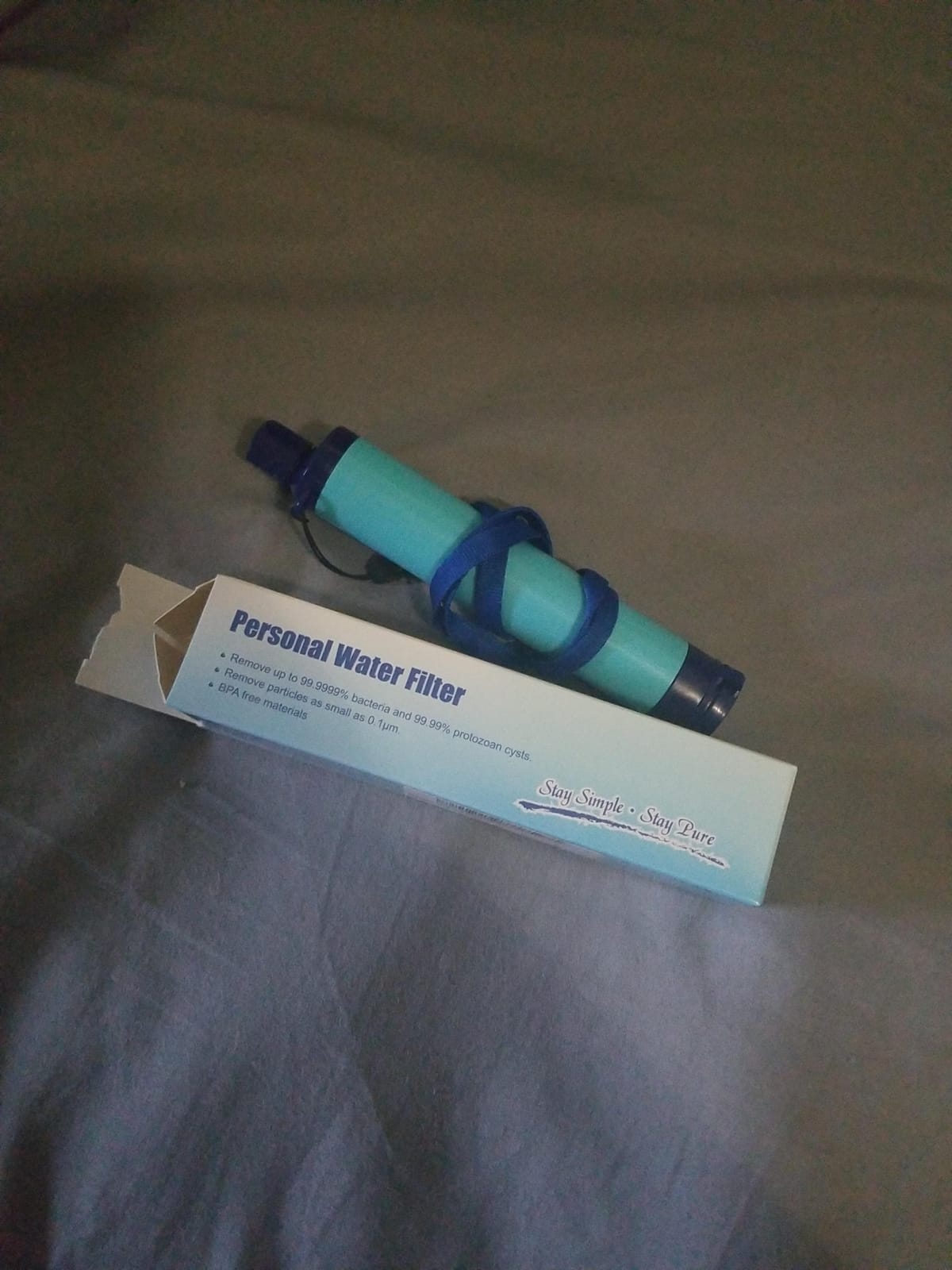 Membrane Solutions Personal Water Filter Straw S1 customer photo 1