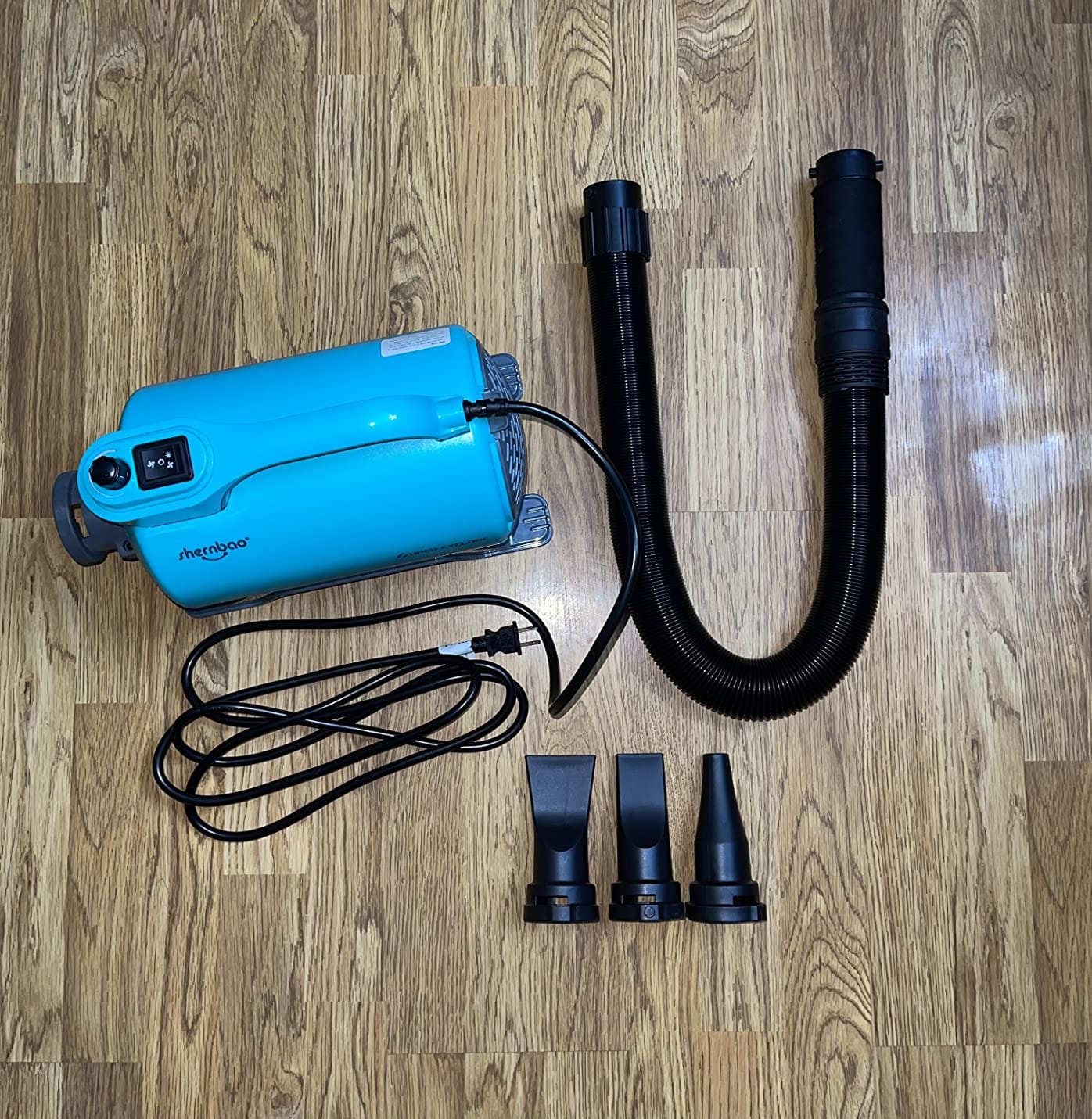 Dog Dryer High Velocity Pet Dog Grooming Force Hair Dryer/Blower 5.0HP - Super cyclone 5.0HP high velocity blower dryer for professional dog pet grooming, purple SHD-2600P customer photo 2