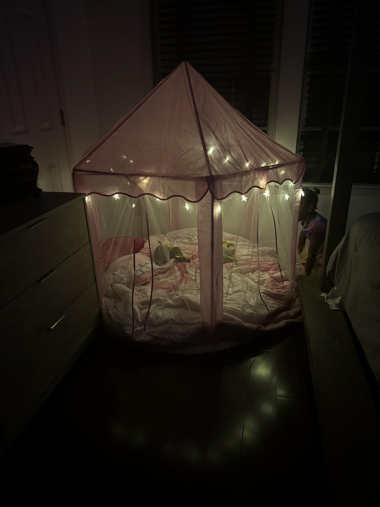 ORIAN Princess Tent for Girls, Kids Pink Play Tent, Ages 2-7, 55