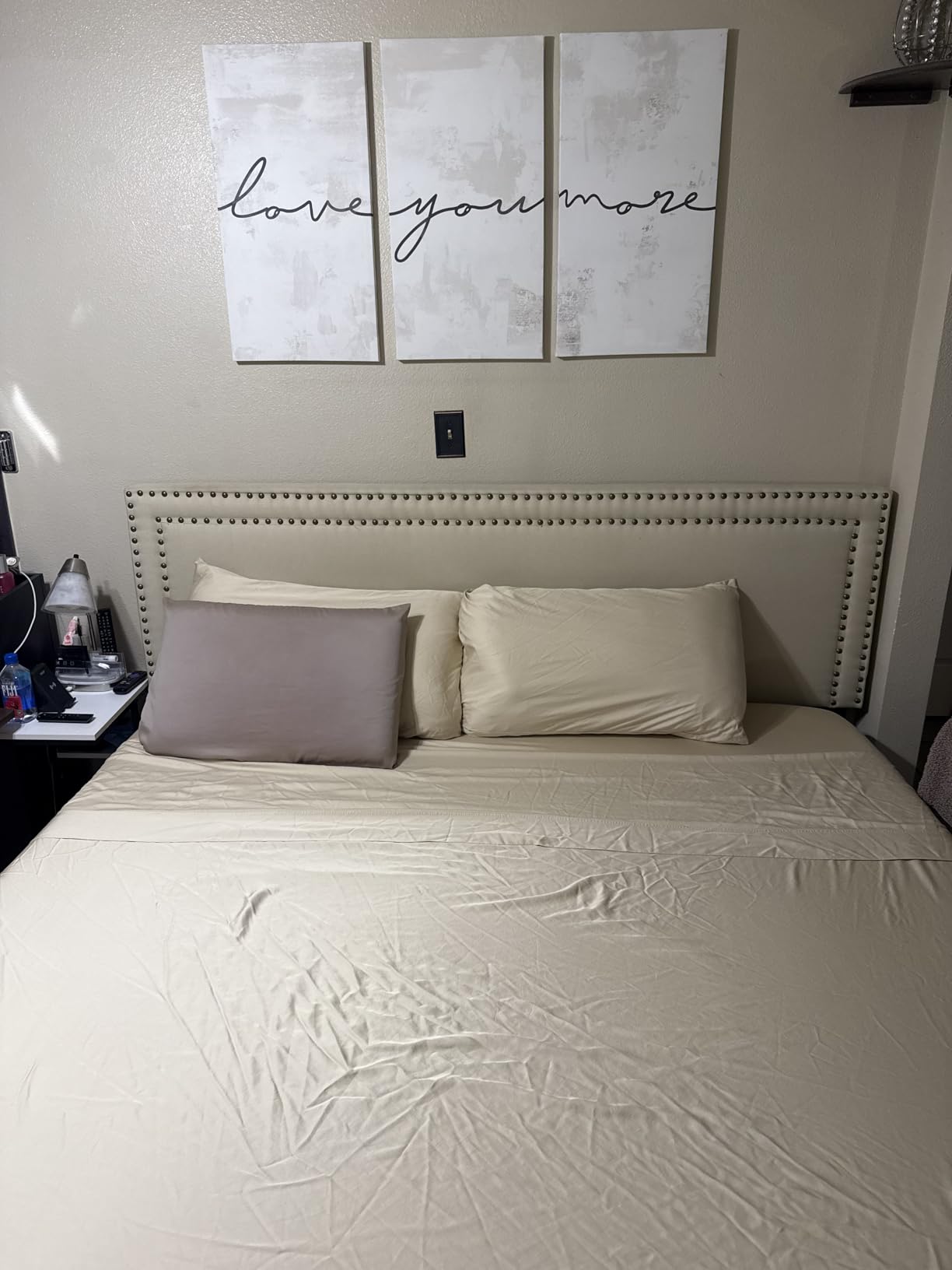 BAMPURE 100% Rayon from Bamboo Sheets Queen Size - 4pc Cooling Sheets Queen customer photo 2