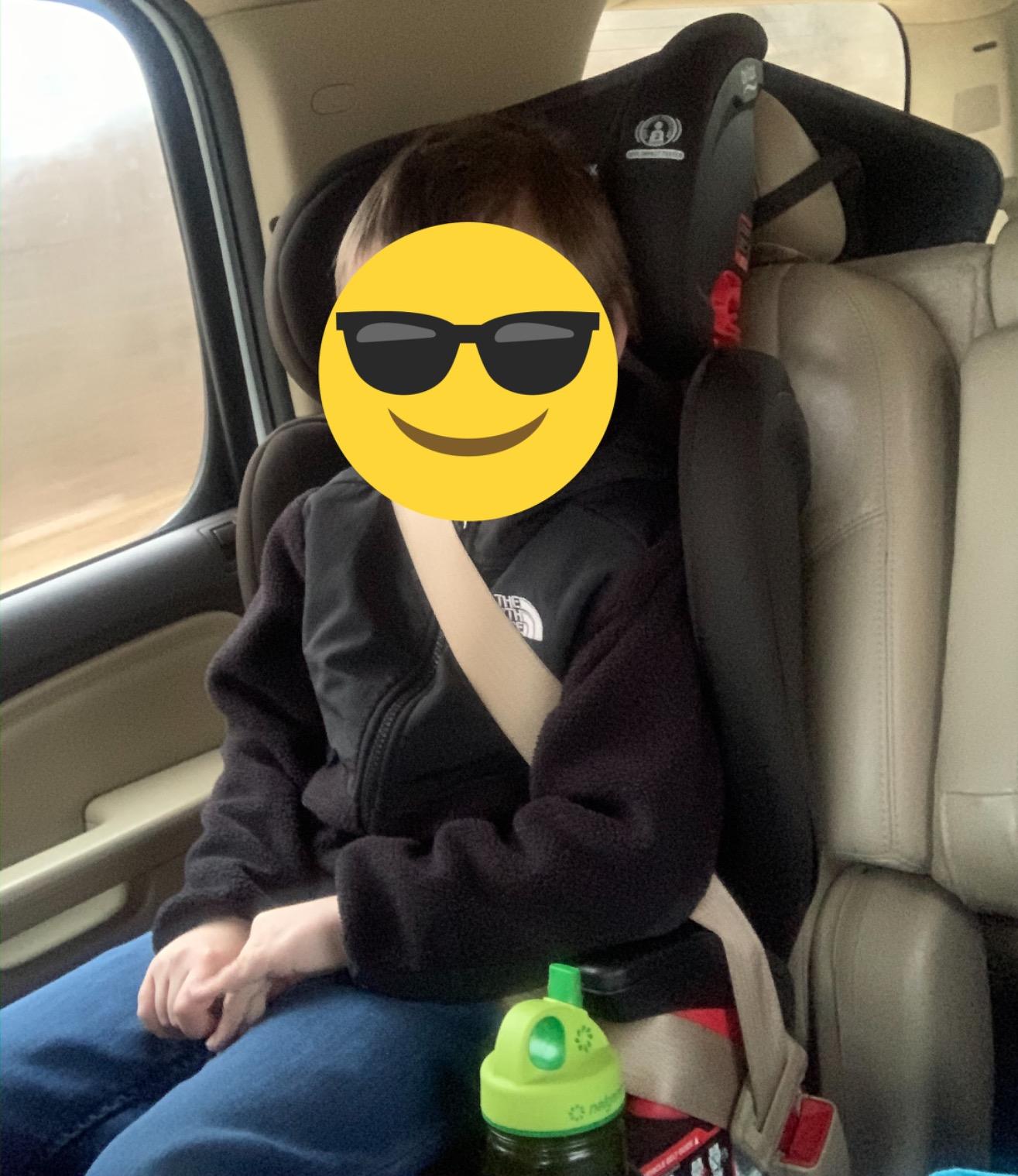 Britax Skyline 2-Stage Belt-Positioning Booster Car Seat, Dusk customer photo 2