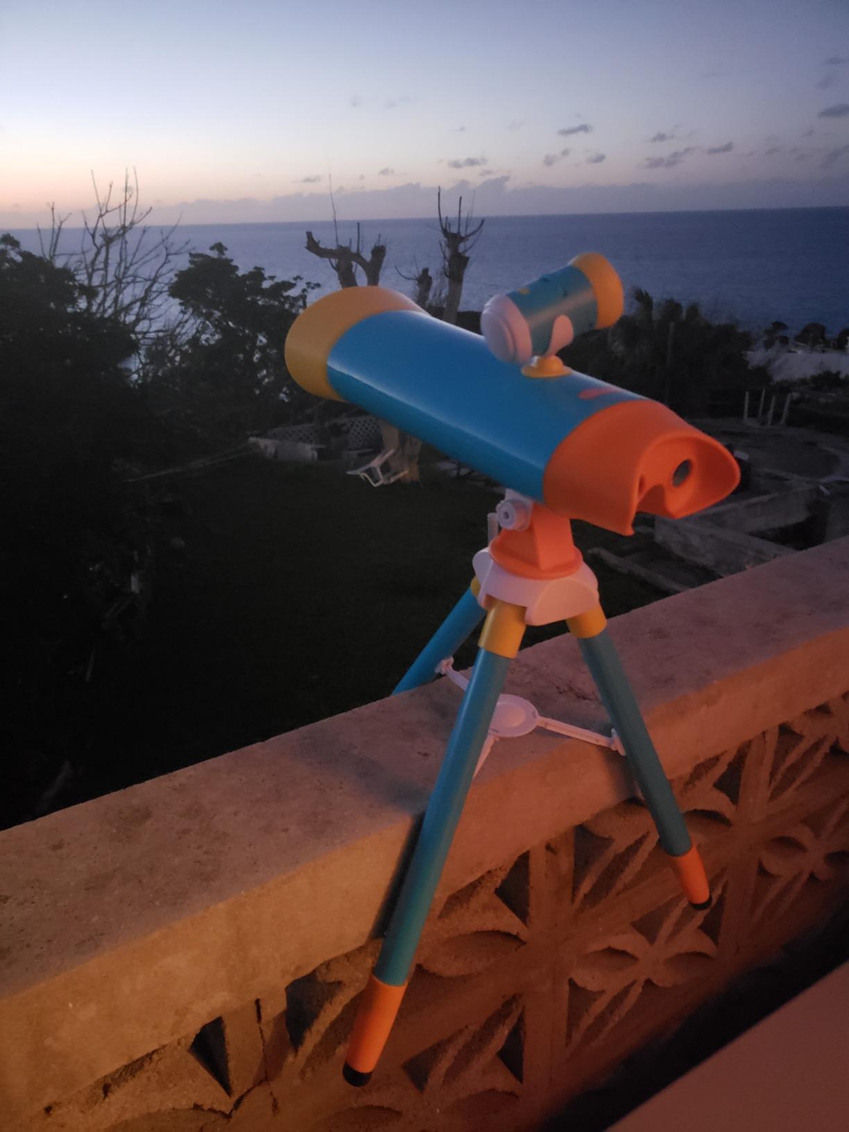 Little Experimenter Projector Telescope, 24 Space Images, STEM Kids 3-12 | STEM Science Toy, Learning Gift for Boys & Girls Ages 3-12 customer photo 2