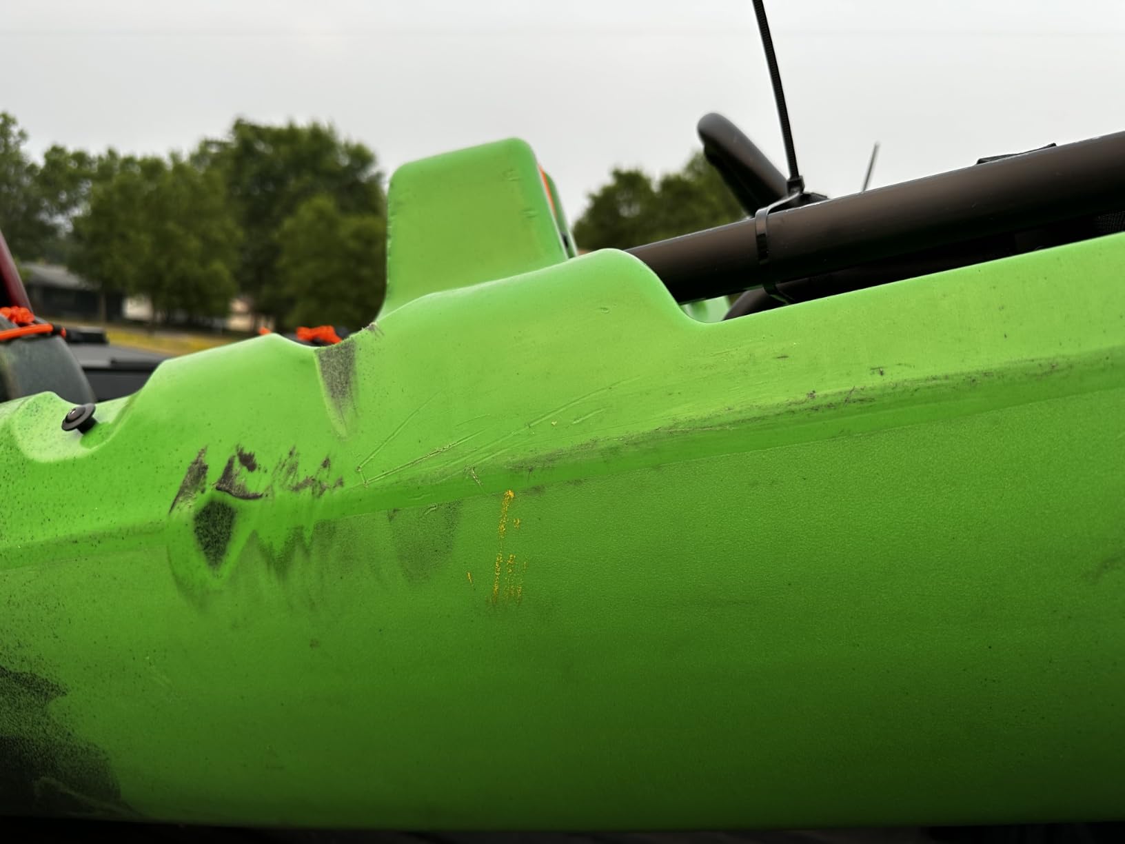 Perception Kayaks Outlaw 11.5 | Sit on Top Fishing Kayak | Fold Away Lawn Chair Seat | 4 Rod Holders | Integrated Tackle Trays | 11' 6