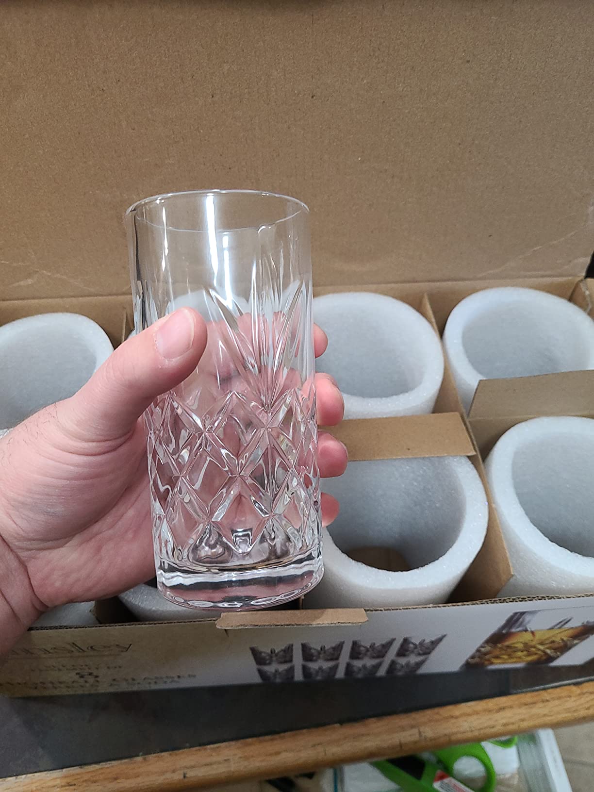 Royalty Art Kinsley Tall Highball Glasses, Set of 8, 12 oz Cups customer photo 1