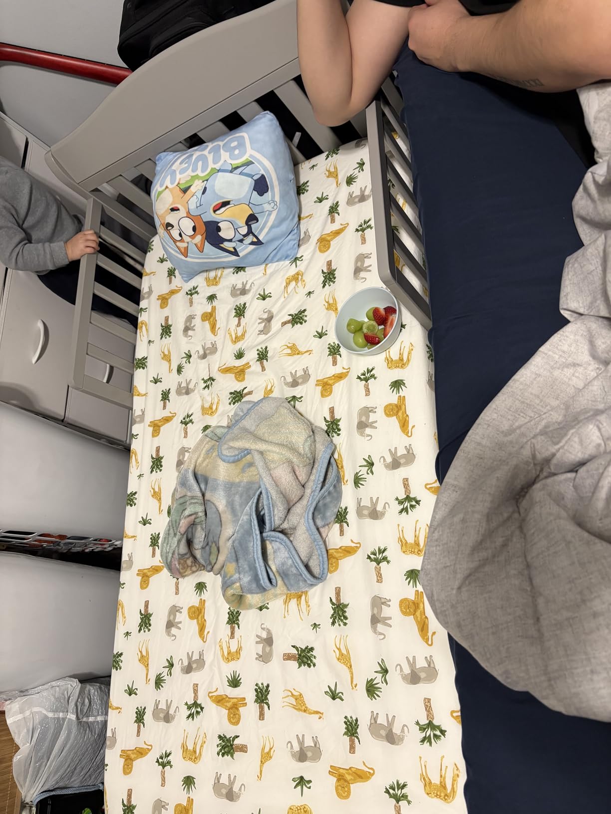 Delta Children Canton Toddler Bed, Greenguard Gold Certified, Grey customer photo 1
