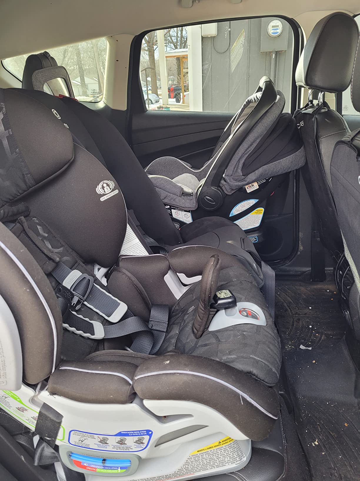 Diono Radian 3R, 3-in-1 Convertible Car Seat, Rear Facing & Forward Facing, 10 Years 1 Car Seat, Slim Fit 3 Across, Gray Slate customer photo 1