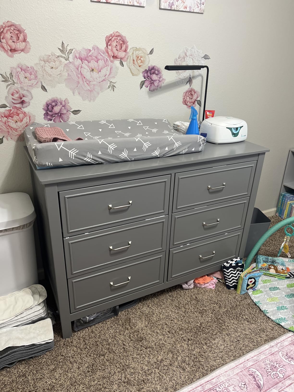 Davinci Charlie 6-Drawer Baby Dresser, GREENGUARD Certified - White | Wooden Double Chest of Drawers for Kids - Boys/Girls - Multi-Purpose Storage White Dresser for Bedroom, Nursery, Living Room customer photo 1