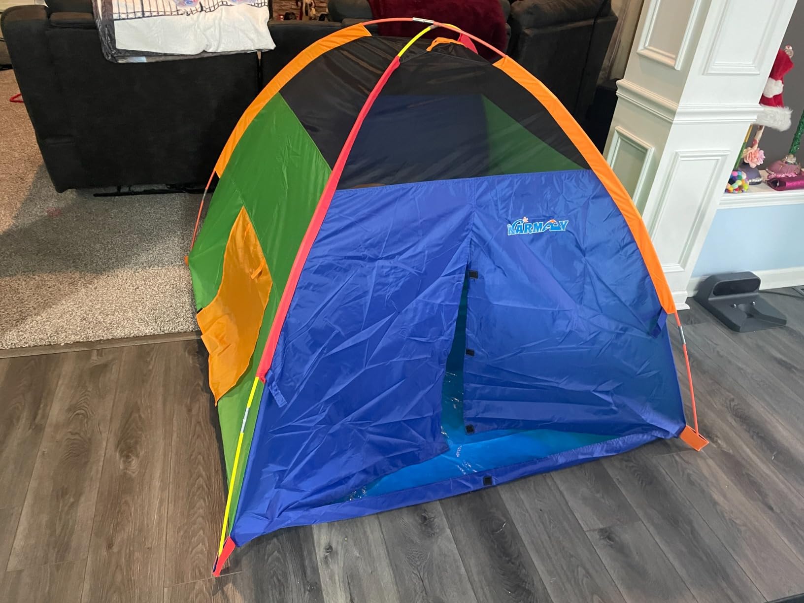 NARMAY Play Tent Easy Fun Dome Tent for Kids Indoor/Outdoor Fun - 60 x 60 x 44 inch customer photo 1