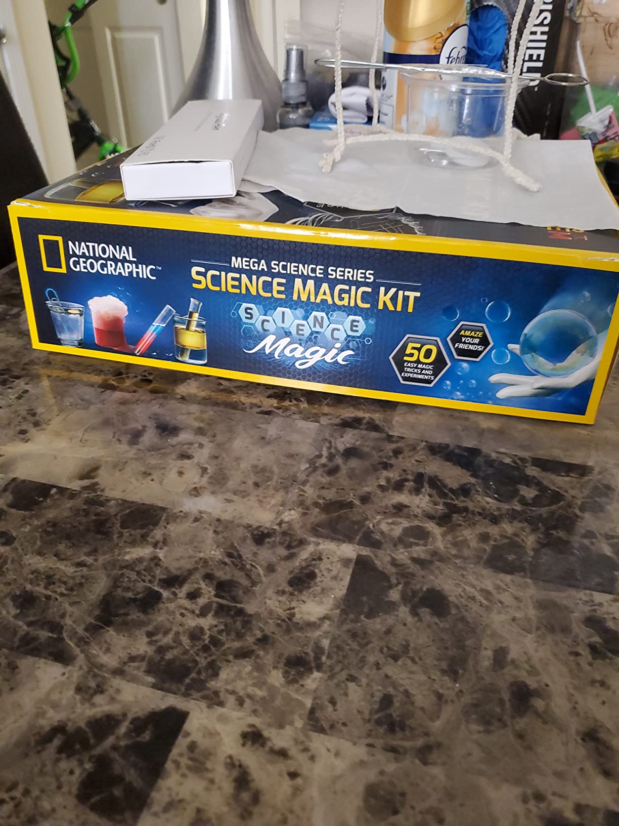 NATIONAL GEOGRAPHIC Science Magic Kit - Science Kit for Kids with 100+ Unique Experiments and Magic Tricks, Chemistry Set and STEM Project, A Great Gift for Boys and Girls (Amazon Exclusive) customer photo 2