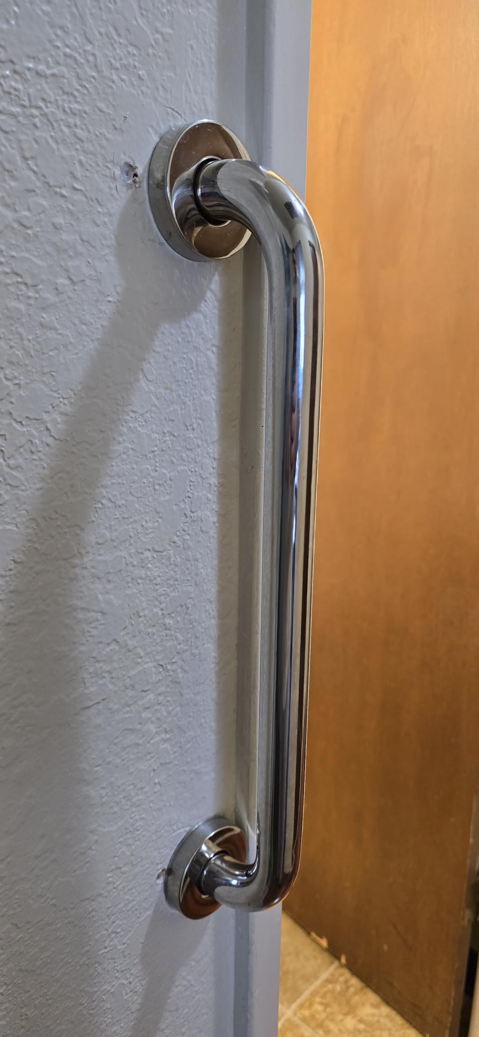 ZUEXT 2 Pack 24 Inch Brushed Nickel Stainless Steel Bath Shower Grab Bar customer photo 1