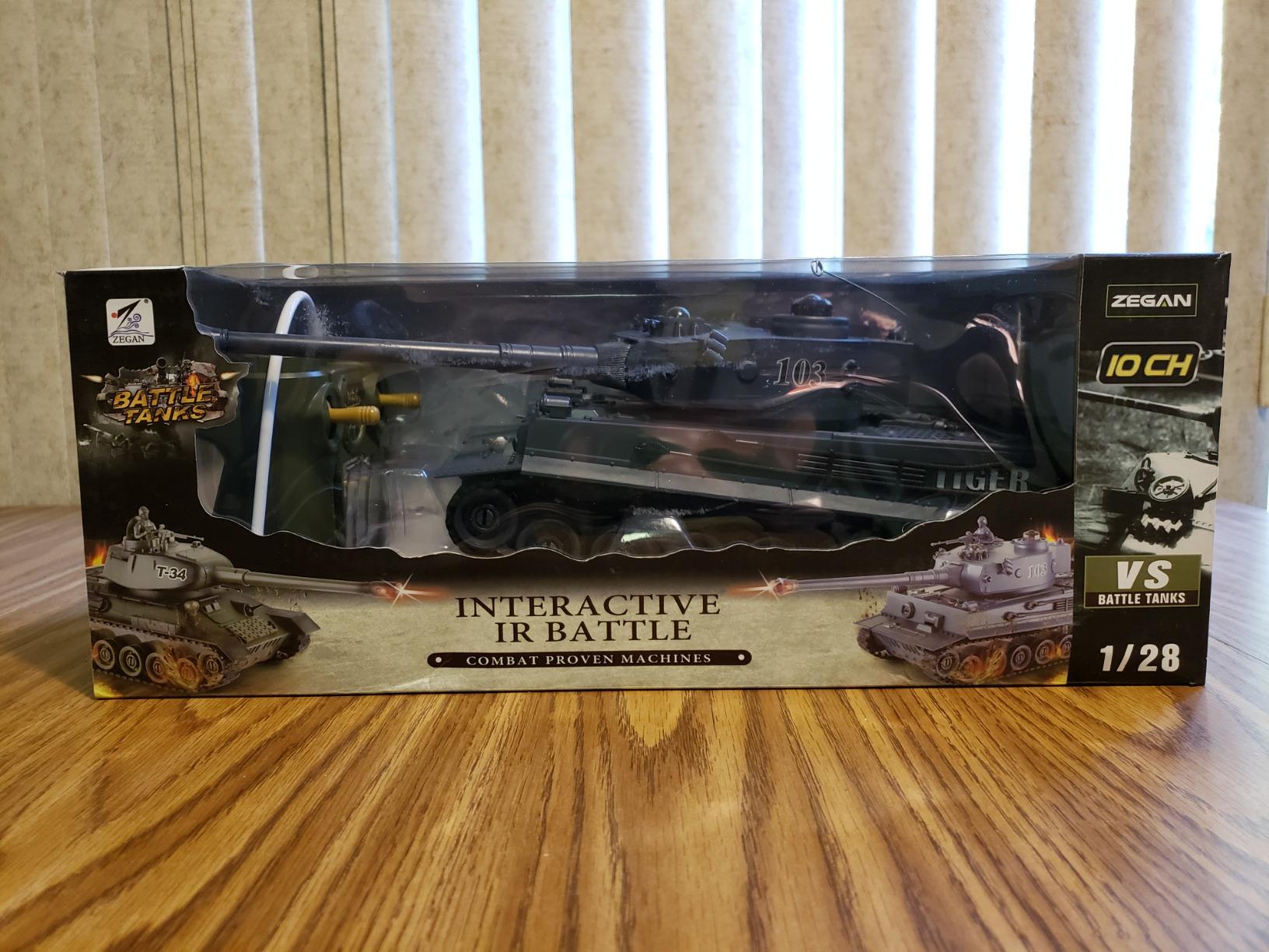 BEAURE Rc Tanks,1:28 WW2 M1A2 America Army Tank Toys for Boys,9 Channels Remote Control Cars with Sound and Light, RC Military Truck Vehicle for Kids Boys Girls (Khaki) customer photo 1