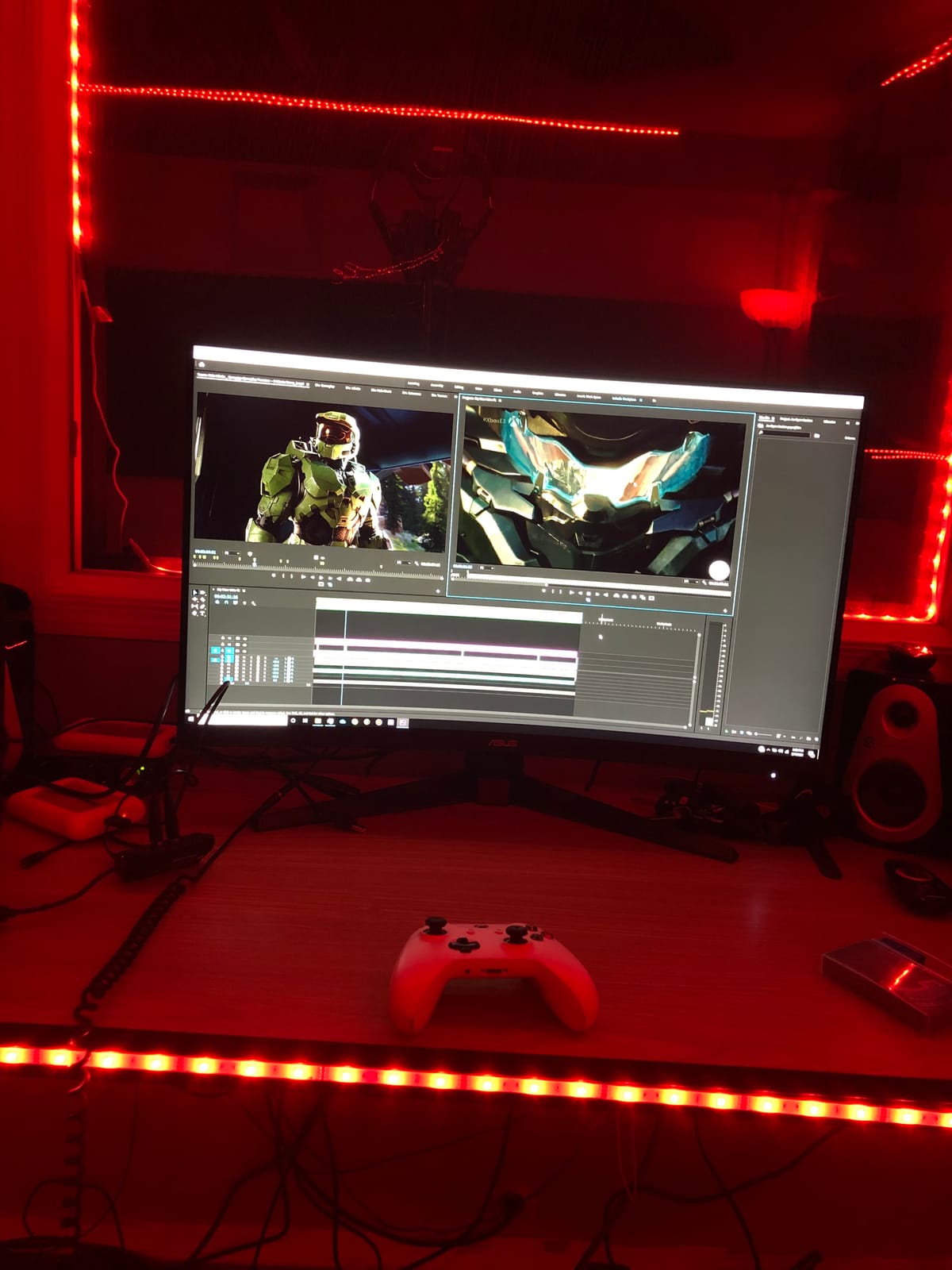 ASUS TUF Gaming VG32VQ1B 32 Inch 1440p 165Hz HDR Curved Gaming Monitor customer photo 2