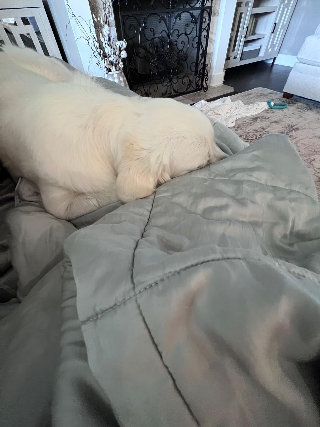 HOMBYS Lightweight Cooling Comforter Twin Size,100% Viscose Derived from Bamboo Shell Down Alternative Duvet Insert,White Soft All Season Comforter for Hot Sleepers,8 Corner Tabs customer photo 2