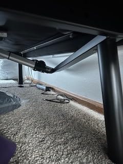 Nestl King Adjustable Bed Frame with Massage and Wireless Remote, Electric Base with Head and Foot Incline, Zero Gravity, USB Ports, Under Bed LED, No Box Spring Needed customer photo 2