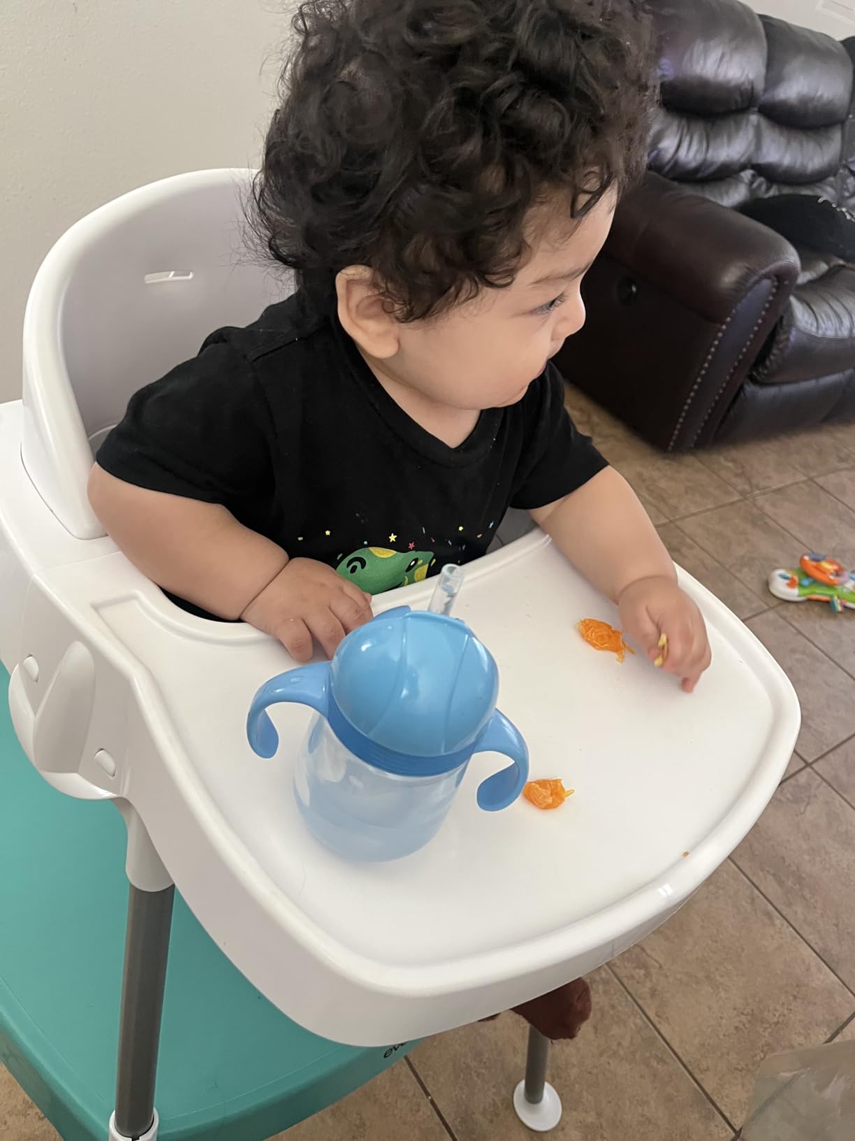 Evenflo Eat and Grow 4-in-1 Convertible High Chair (Prism Triangles) customer photo 1