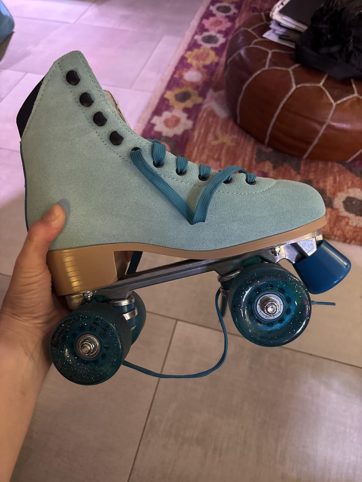 Candi GRL Carlin Quad Freestyle Artistic Roller Skates | Quad roller skates with supportive boots, durable chassis and smooth-rolling urethane wheels for indoor or outdoor skating customer photo 1