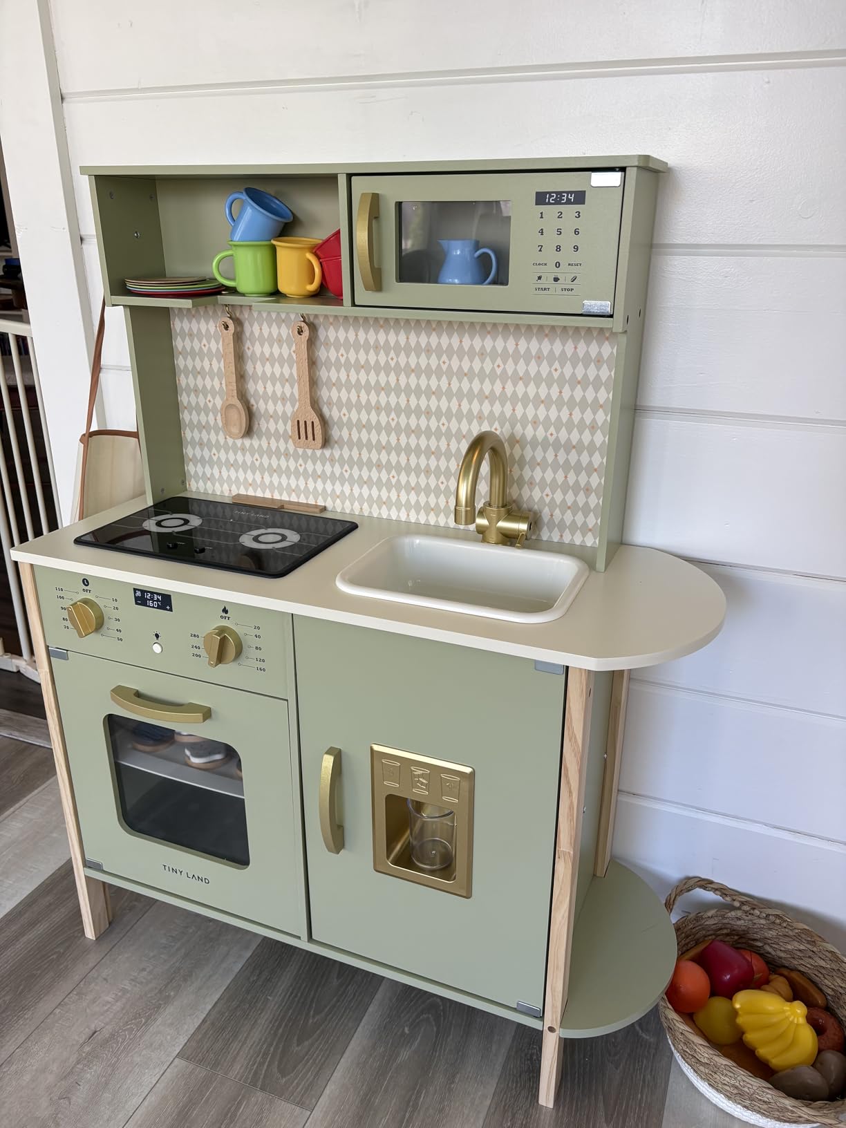 Tiny Land Play Kitchen for Kids - Real Lights, Sounds & Adjustable Height customer photo 1