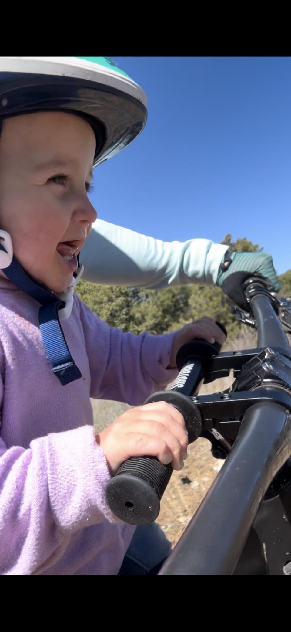 Kids Ride Shotgun - Child Bike Seat & Handlebar Combos - Front Mounted, for Children Aged 2~5 Years, Fits Most Adult Modern Mountain Bikes, Adjustable for Comfort customer photo 2