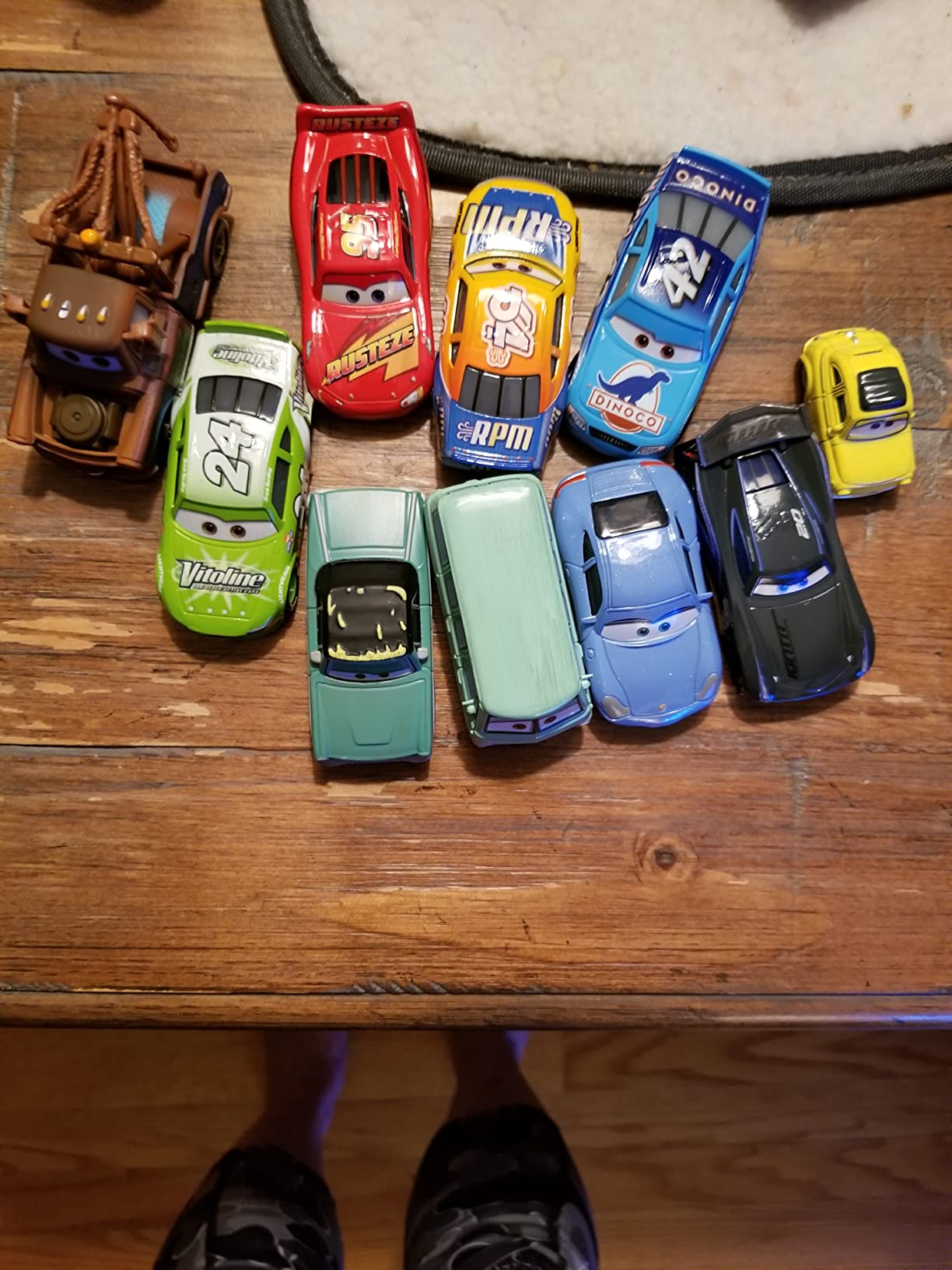 Mattel Disney and Pixar Cars Set of 10 Die-Cast Mini Racers Vehicles, Collectible Set of 1:55 Scale Toy Cars Inspired by Movies customer photo 1