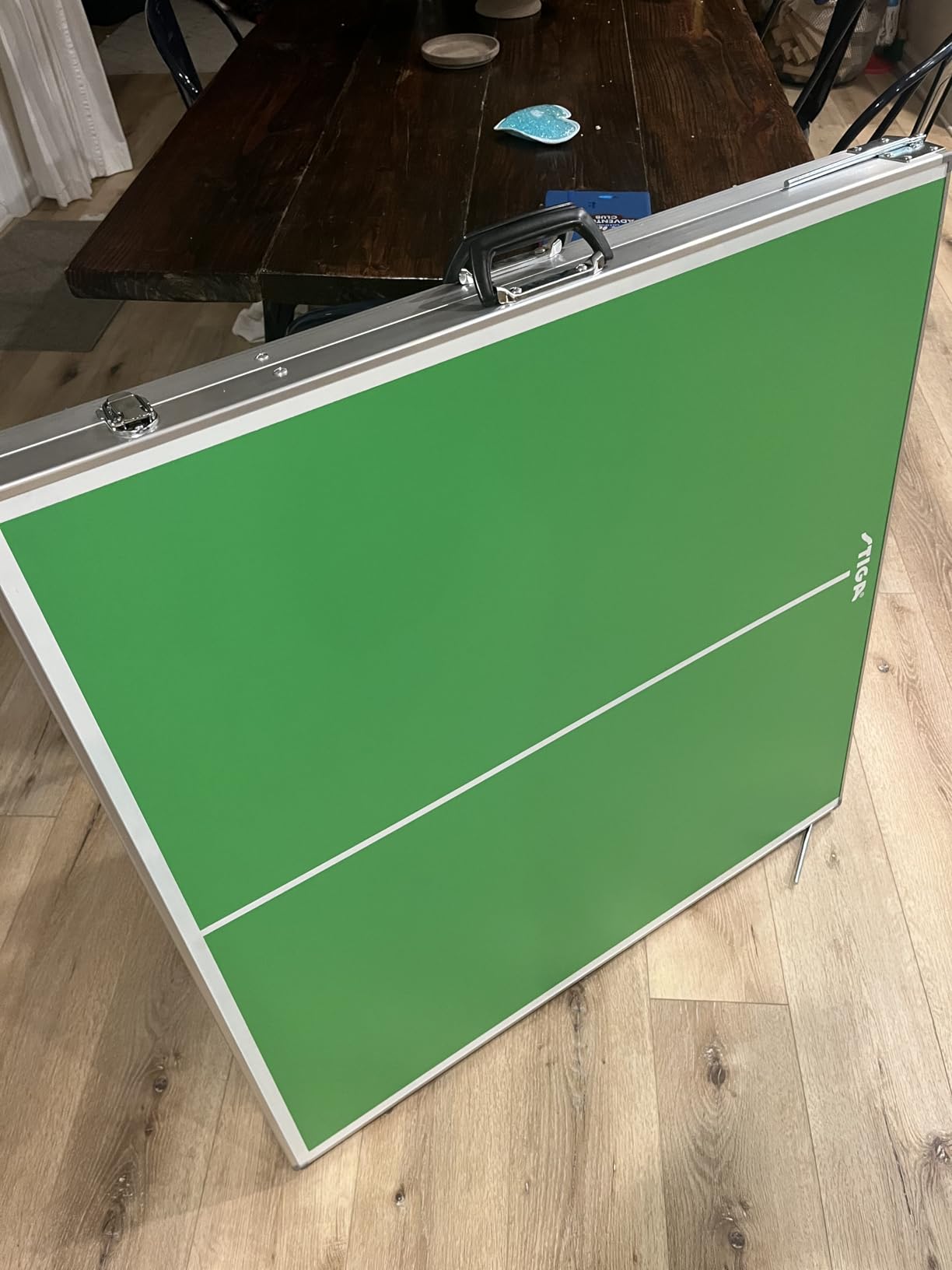STIGA Space Saver - Compact Ping Pong Table - Separate Table Halves - Regulation Height - No Assembly Required customer photo 2