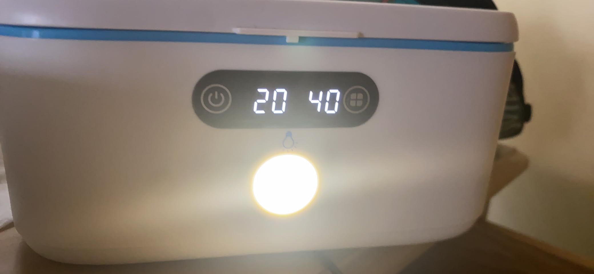 Bellababy Wipe Warmer for Vehicle and Home Use, Baby Wet Wipes Dispenser and Diaper Wipe Warmer with Night Light, Temperature Display customer photo 1