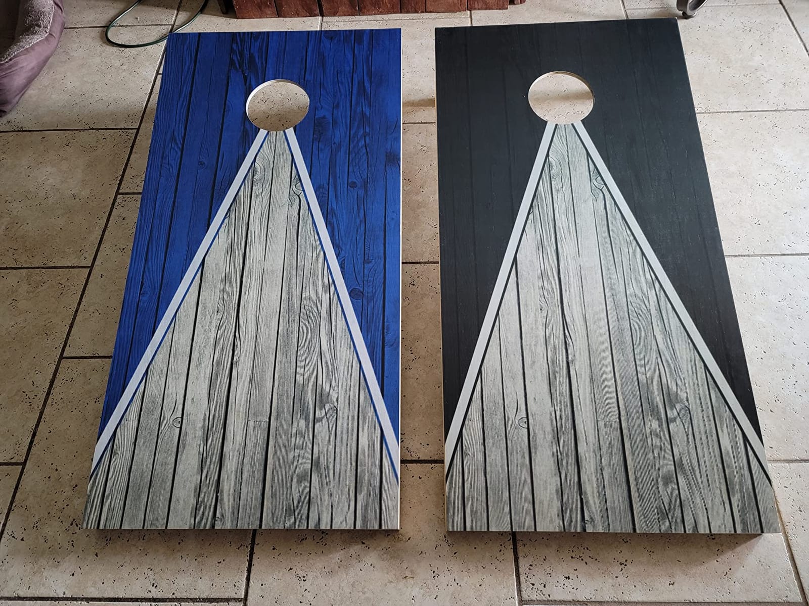Tailgating Pros Lightweight Pyramid Design Cornhole Board Set w/Bean Bags and Carrying Case - 4'x2' Regulation Cornhole Game customer photo 1