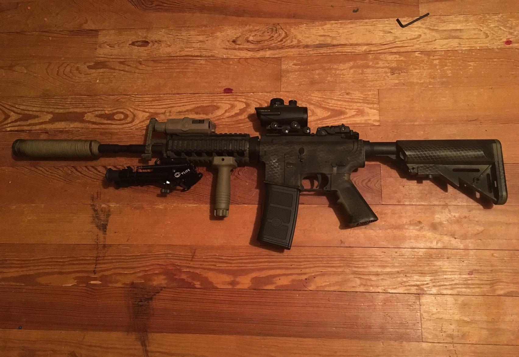 Lancer Tactical Gen 2 RIS Classic M4A1 AEG Airsoft Rifle with 9.6v Nimh Battery and Charger (1000 Rounds 0.20g BBS Included) customer photo 2