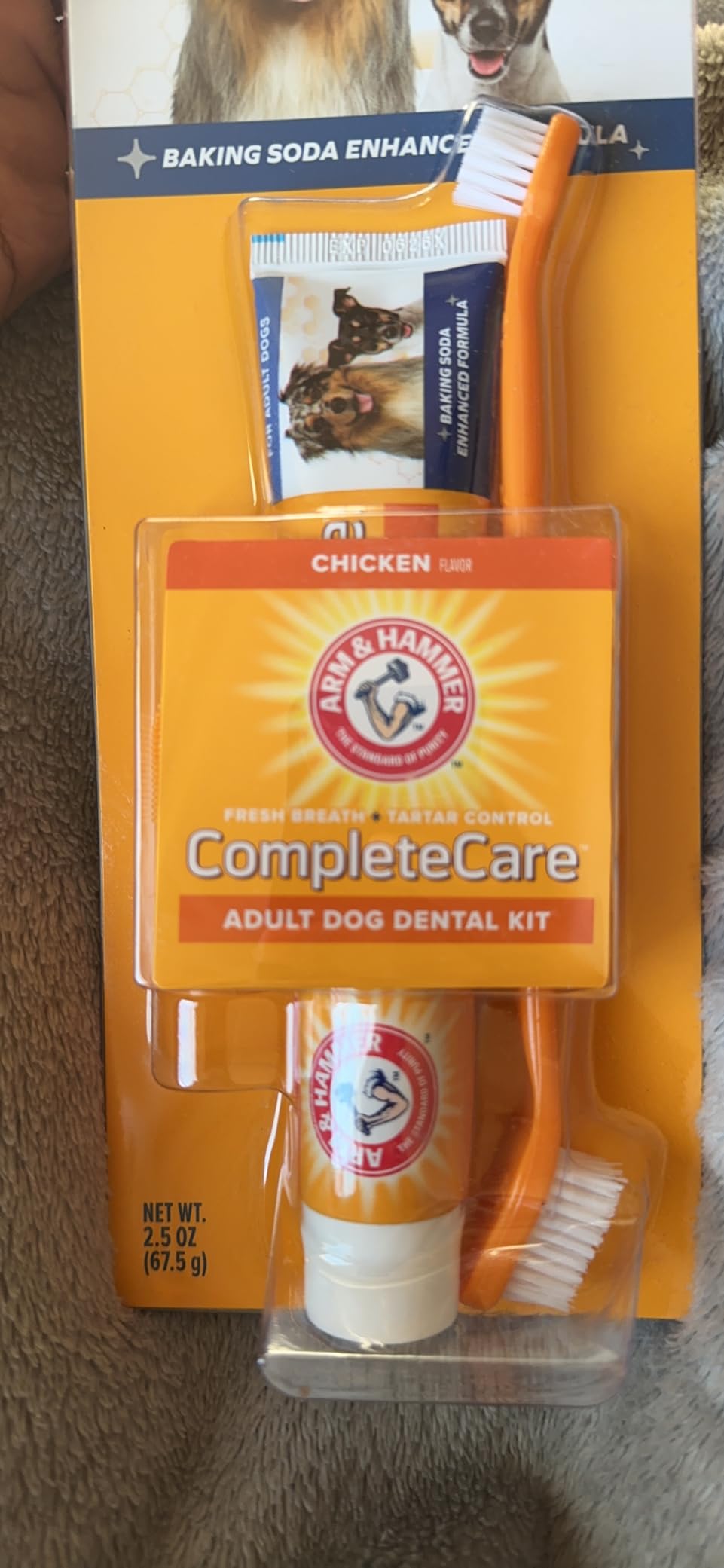 Arm and Hammer Complete Care Dog Dental Kit, Chicken Flavor, 2.5 Oz customer photo 2