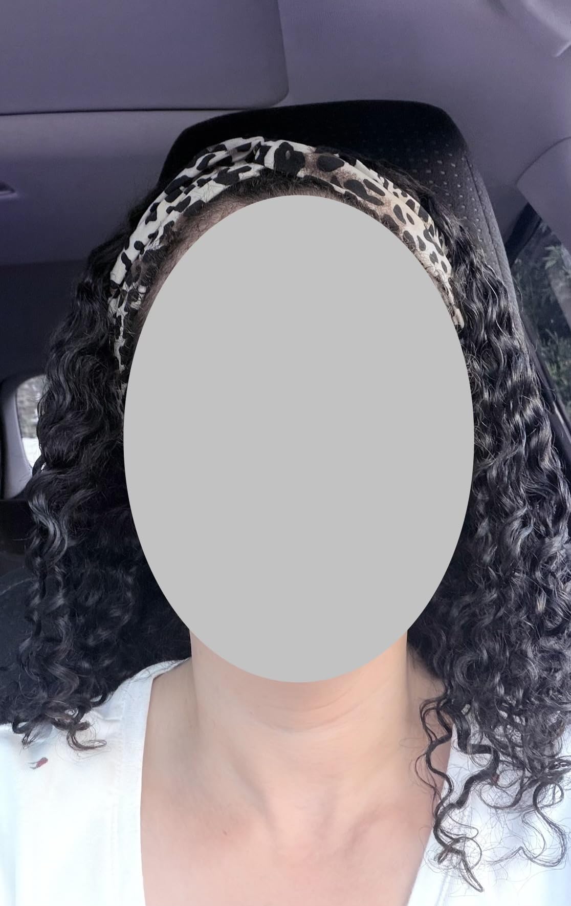 Headband Wig Human Hair 16 Inch Deep Wave Glueless Wig 1B# Natural Color customer photo 1