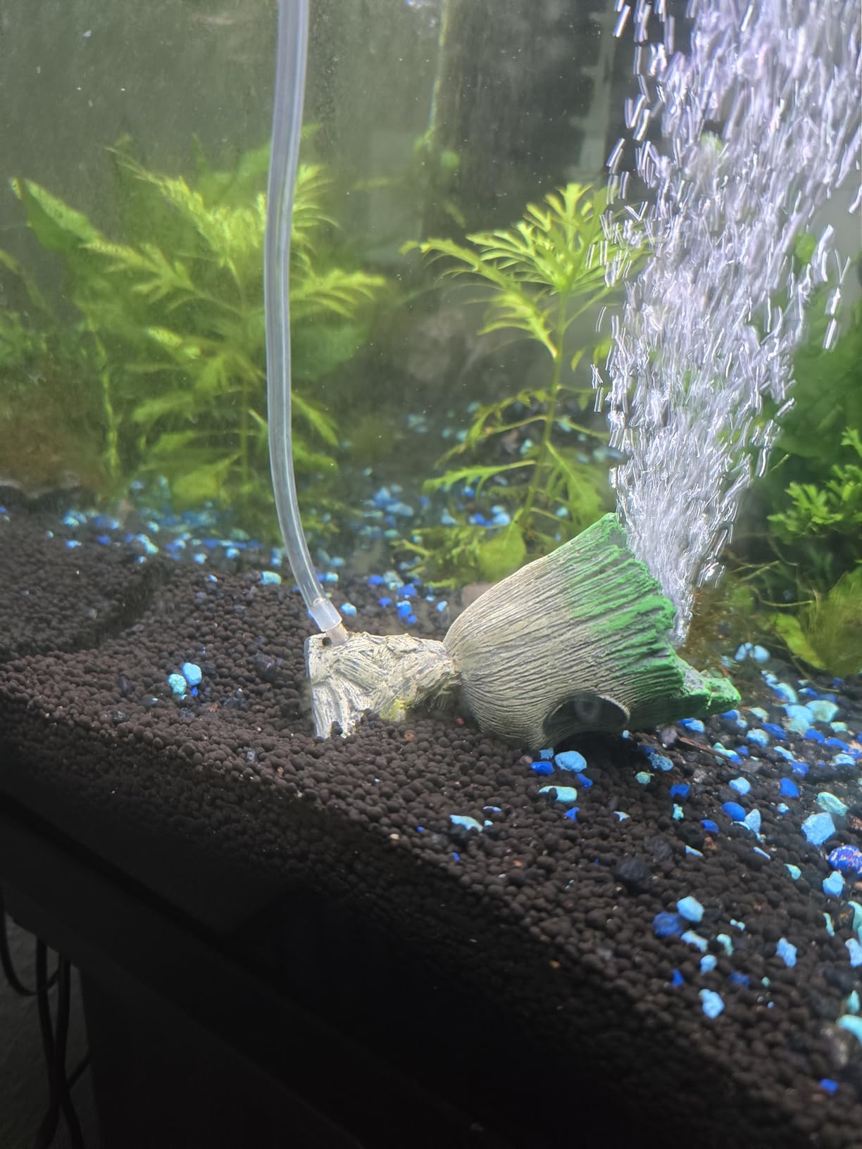 AnxunJim Aquarium Groot Air Bubbler Decorations Fish Tank Air Stone Set customer photo 2