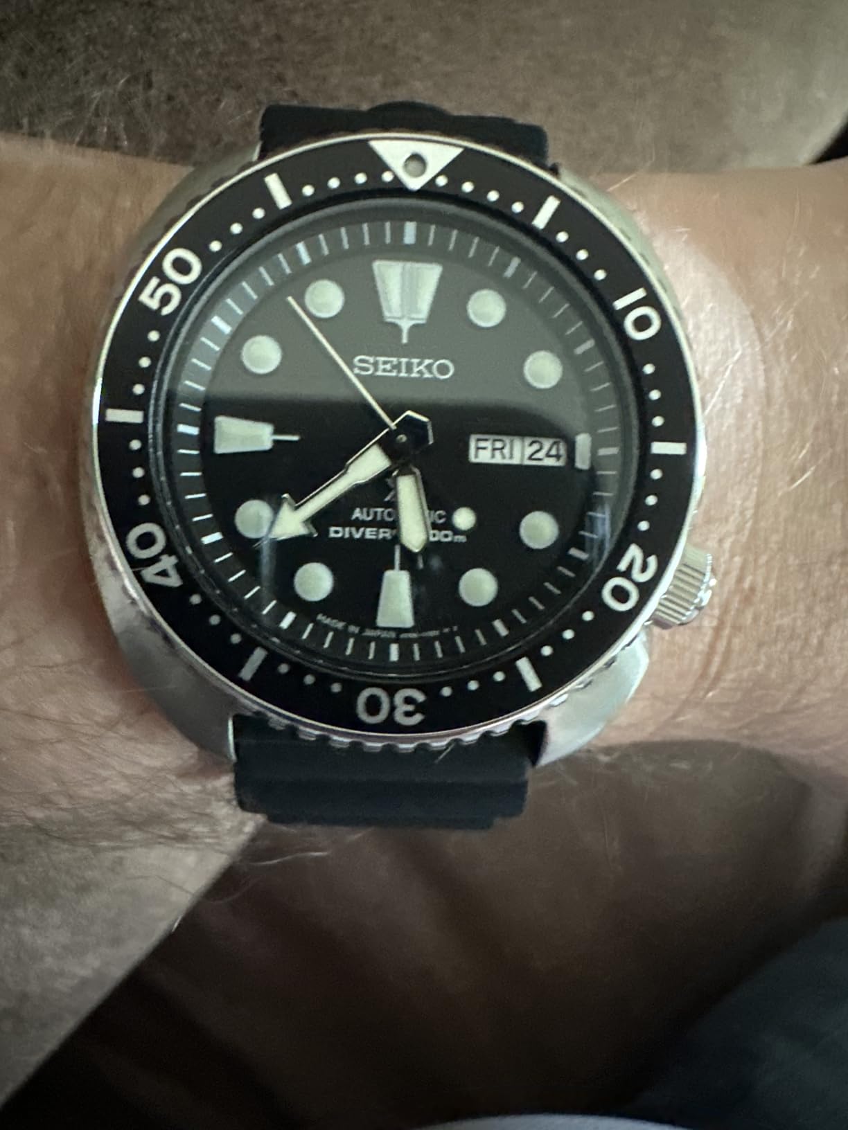 SEIKO Automatic Watch for Men - Prospex Automatic Diver - Patterned Dial customer photo 1