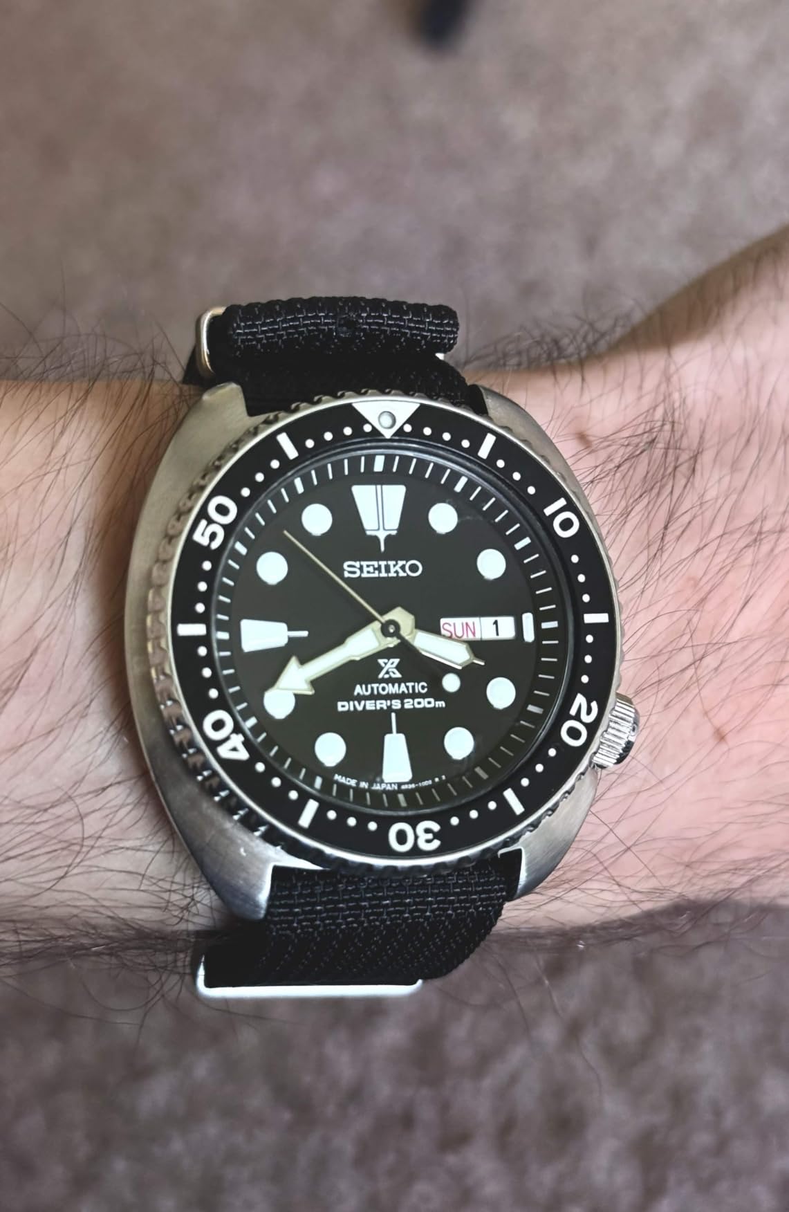SEIKO Automatic Watch for Men - Prospex Automatic Diver - Patterned Dial customer photo 2