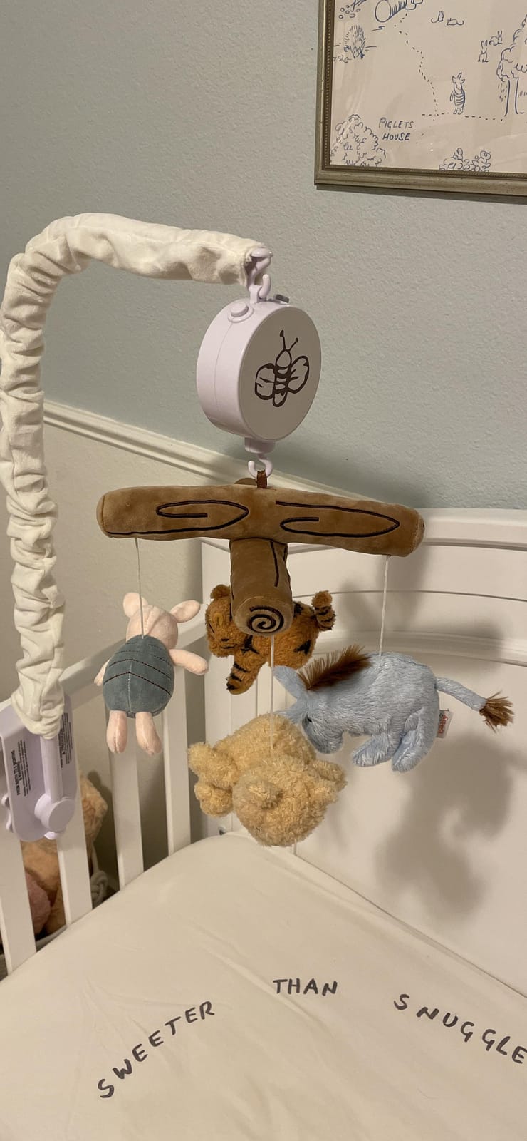 Lambs & Ivy Disney Baby Storytime Pooh Musical Baby Crib Mobile Soother Toy customer photo 1