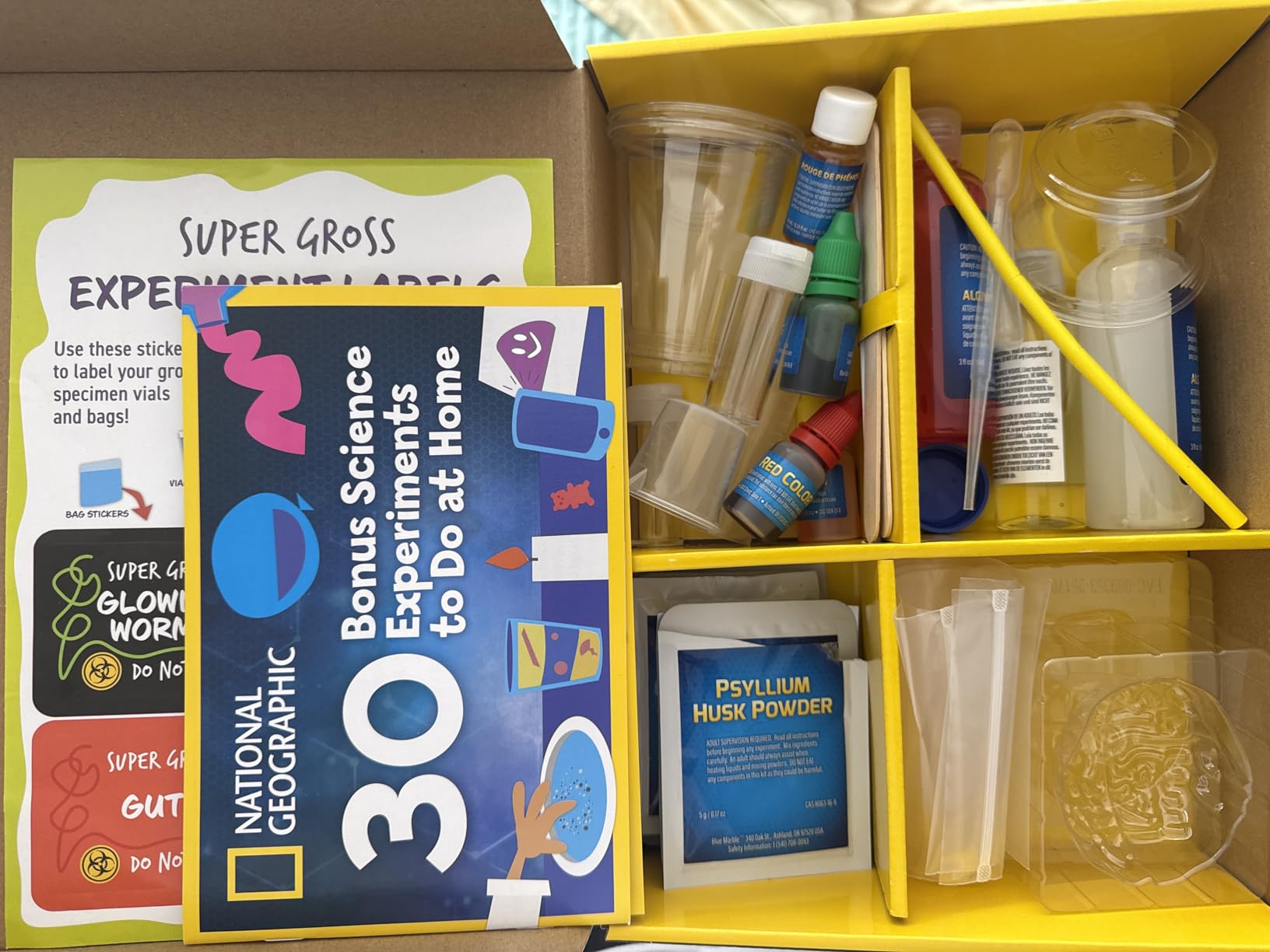 National Geographic Gross Science Kit with 45 Experiments for Kids 8-12 | Brain Dissection, Slime Making, Creepy STEM Projects, Chemistry Activities, Gross Science Experiments, Birthday Gift customer photo 2