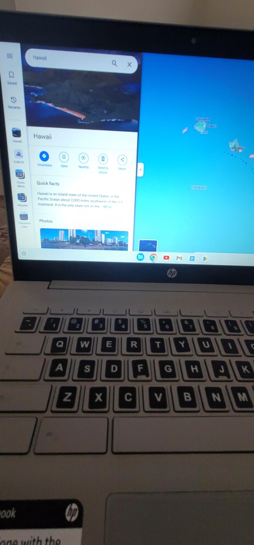 HP Chromebook 14 Laptop, Intel Celeron N4000 Processor, 4 GB RAM, 32 GB eMMC, 14” HD Display, Chrome, Lightweight Computer with Webcam and Dual Mics, Home, School, Music, Movies (14a-na0021nr, 2021) customer photo 2