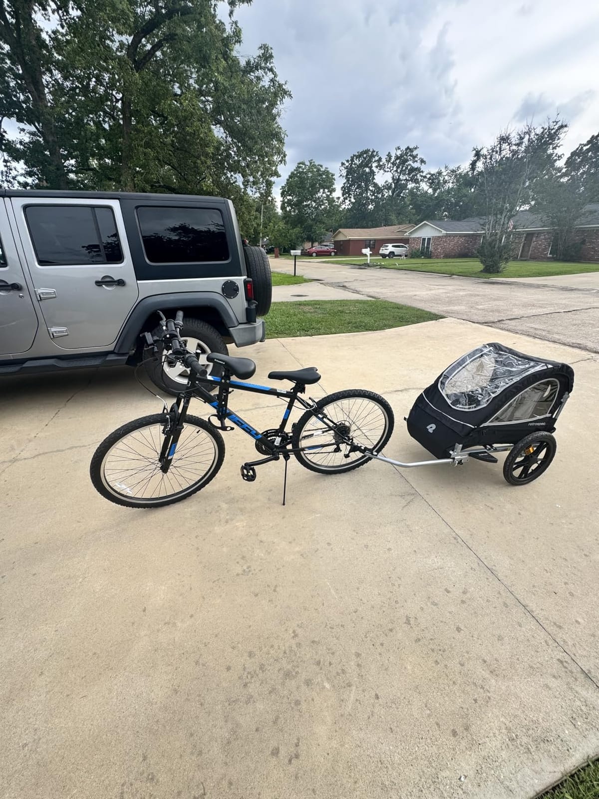 Retrospec Rover Kids Bicycle Trailer Single and Double Passenger Children's Foldable customer photo 2