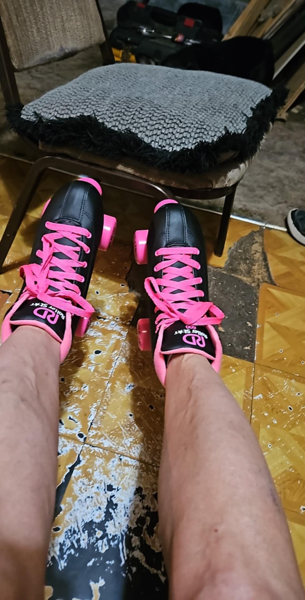 Roller Derby Roller Star 600 Women's Roller Skates - White/Mint - Size 08 | Quad roller skates with supportive boots, durable chassis and smooth-rolling urethane wheels for indoor or outdoor skating customer photo 1