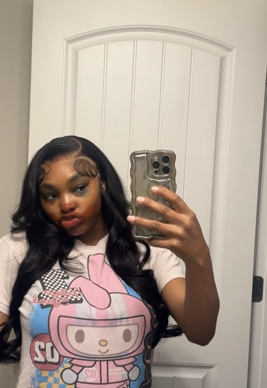Wingirl 13x6 Body Wave Lace Front Wigs Human Hair Pre plucked Pre bleached customer photo 1