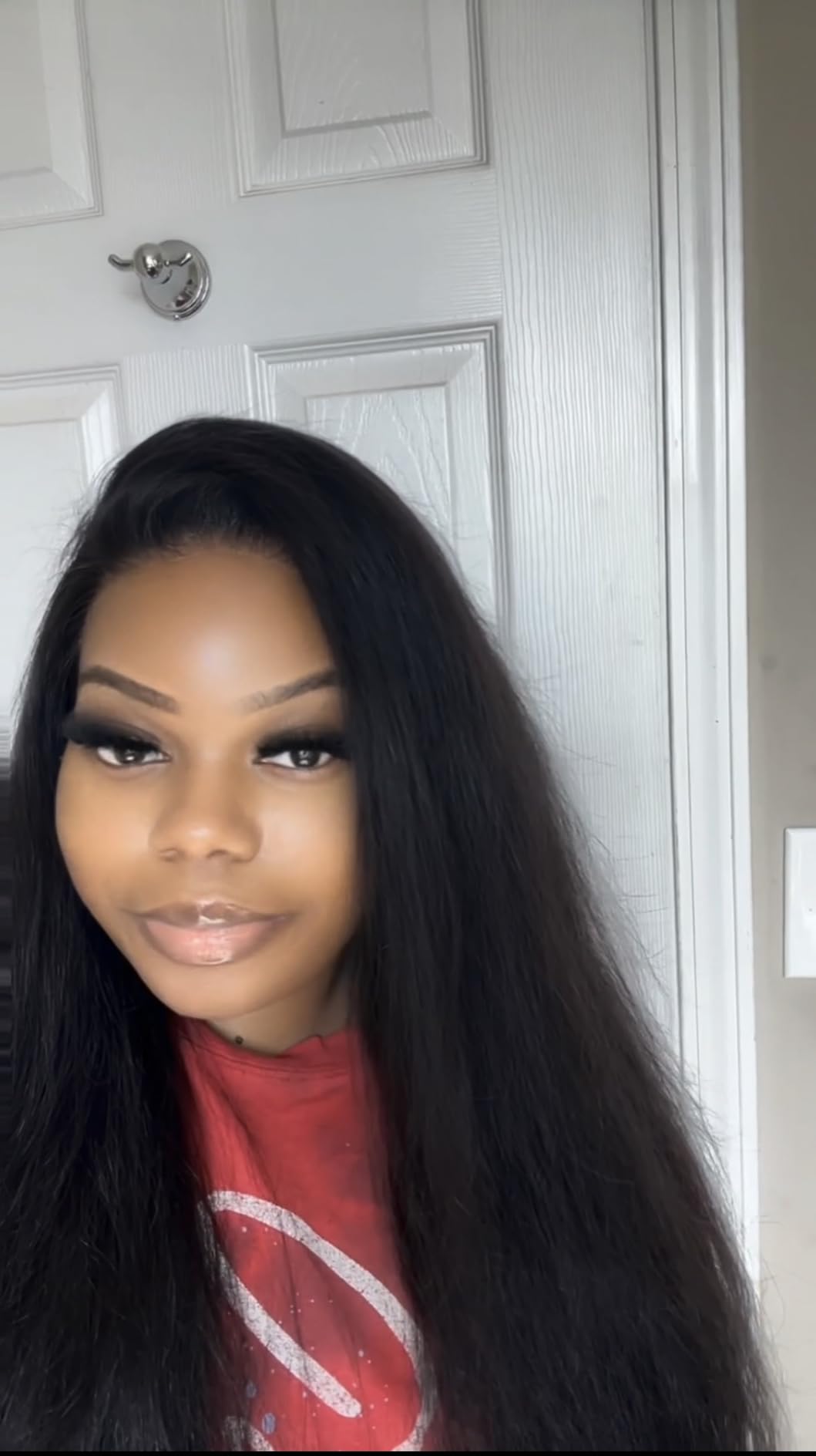 Wingirl 13x6 Body Wave Lace Front Wigs Human Hair Pre plucked Pre bleached customer photo 2
