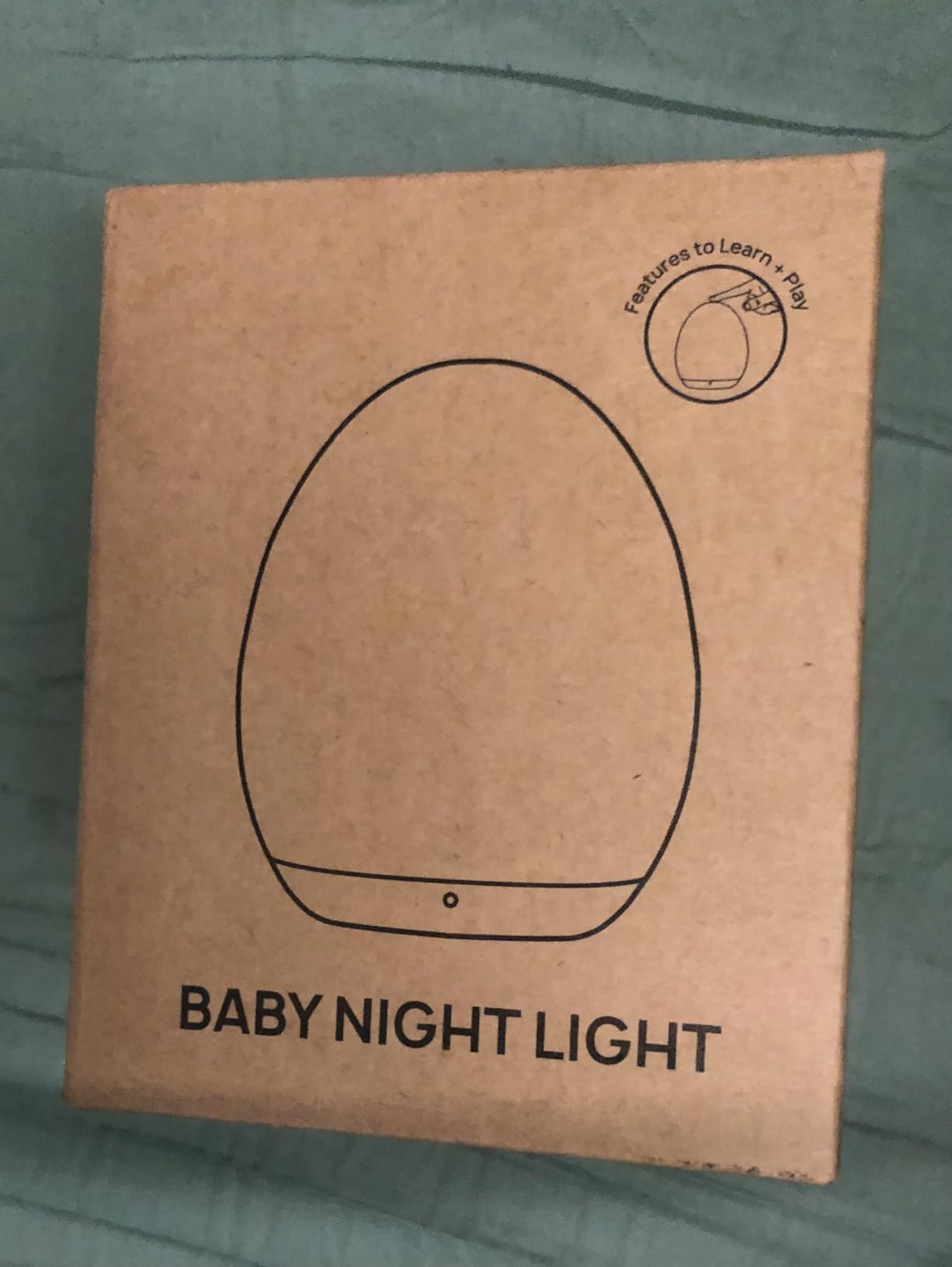 Night Light for Kids, Baby Night Light with 7 Colors Changing Mode & Stepless Dimming, Nursery Night Light BPA Free,Rechargeable Egg Night Light for Breastfeeding 1h Timer & Touch Control customer photo 1