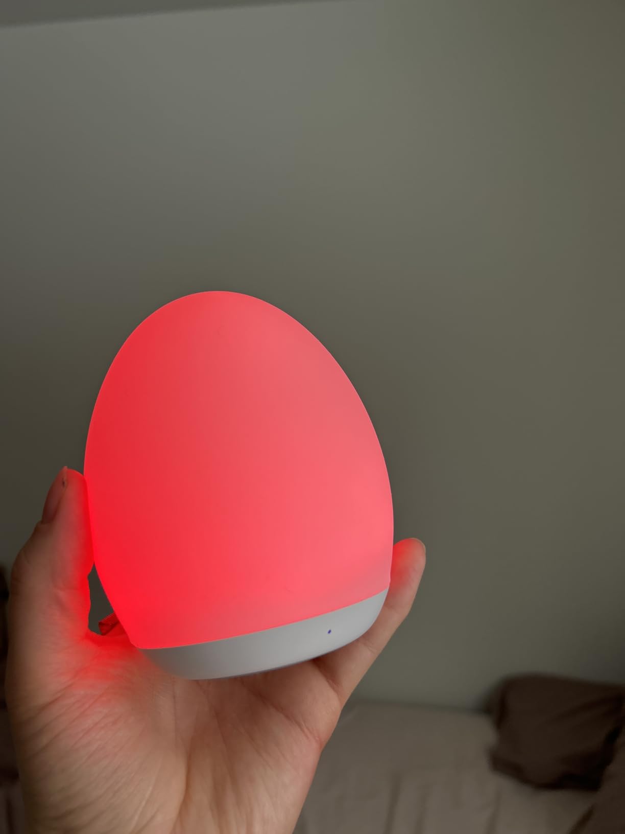 Night Light for Kids, Baby Night Light with 7 Colors Changing Mode & Stepless Dimming, Nursery Night Light BPA Free,Rechargeable Egg Night Light for Breastfeeding 1h Timer & Touch Control customer photo 2