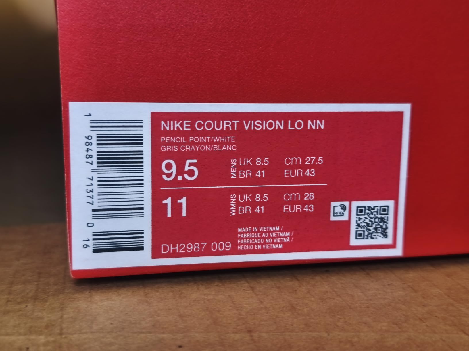 Nike mens Court Vision Lo Nn Shoes customer photo 1