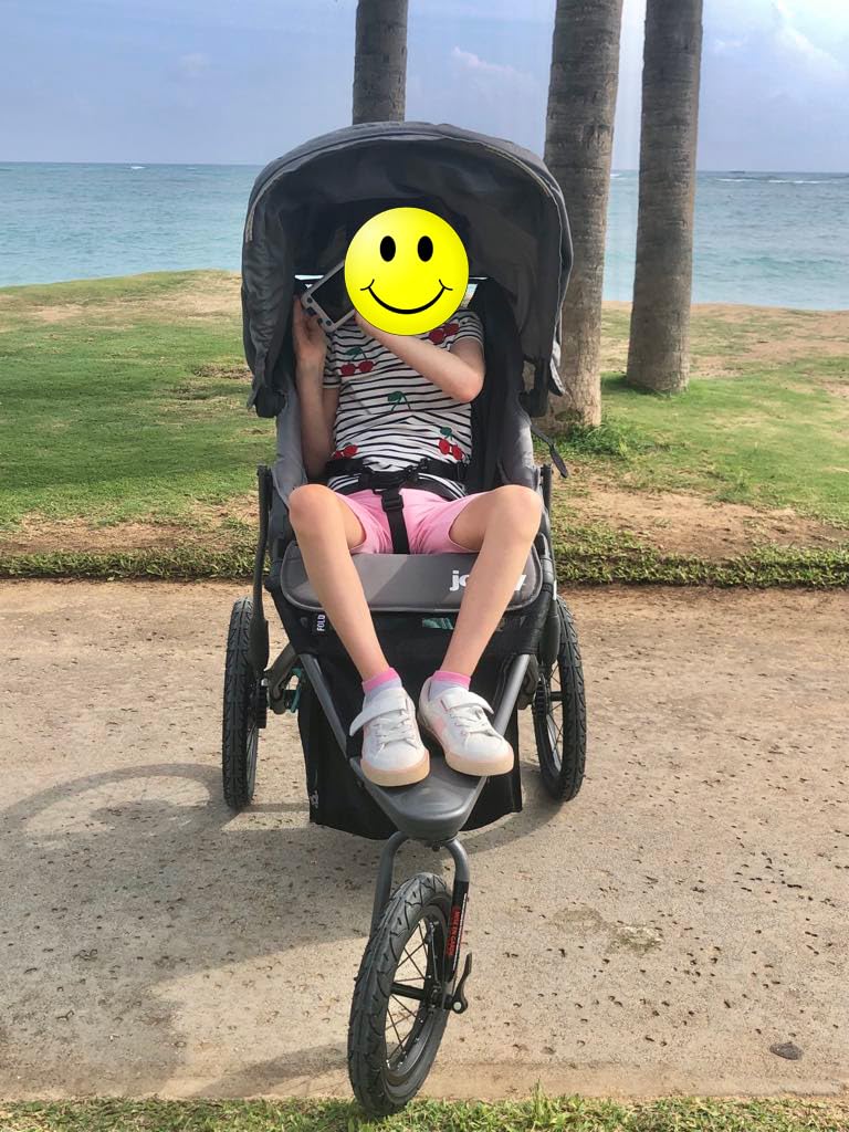 Joovy Zoom360 Ultralight Jogging Stroller, Black | High Child Seat, Shock-Absorbing Suspension, Extra-Large Air-Filled Tires, Parent Organizer, Air Pump, Easy One-Hand Fold customer photo 2
