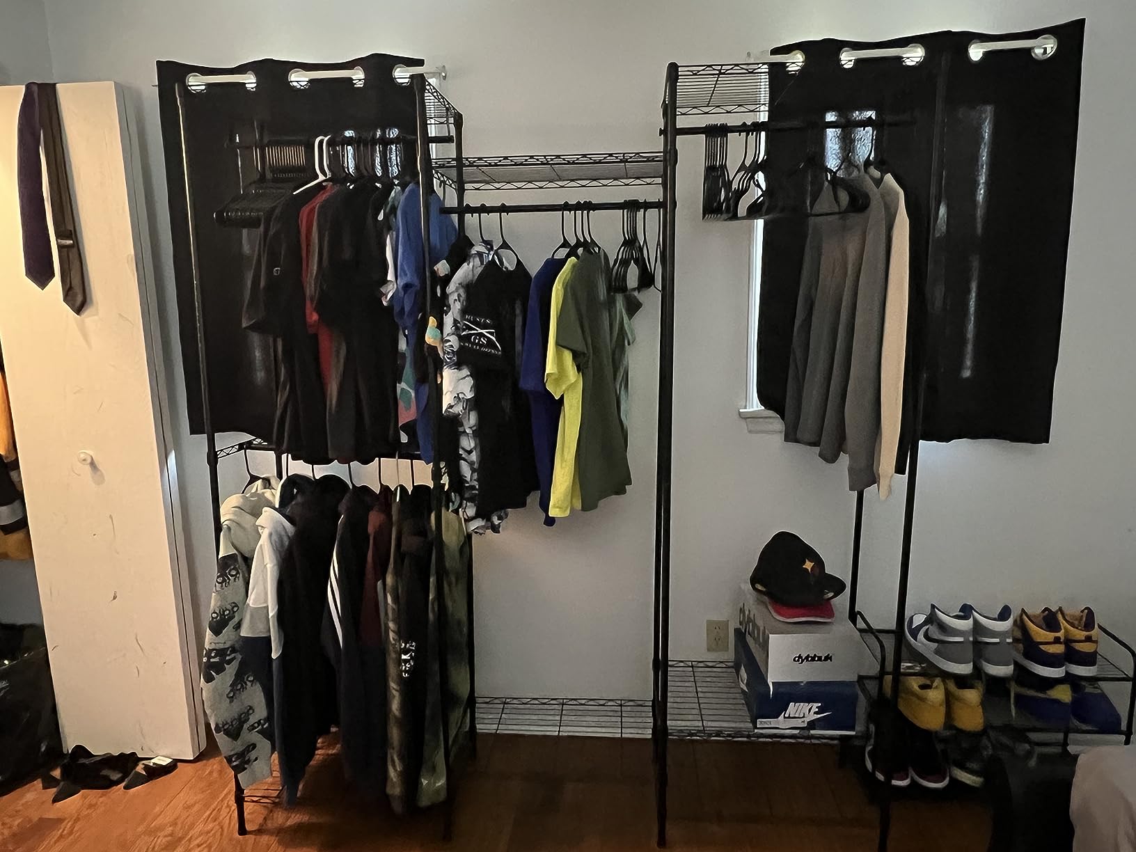 VIPEK V5 Heavy Duty Clothes Rack, Freestanding Modular Closet System, Black customer photo 1