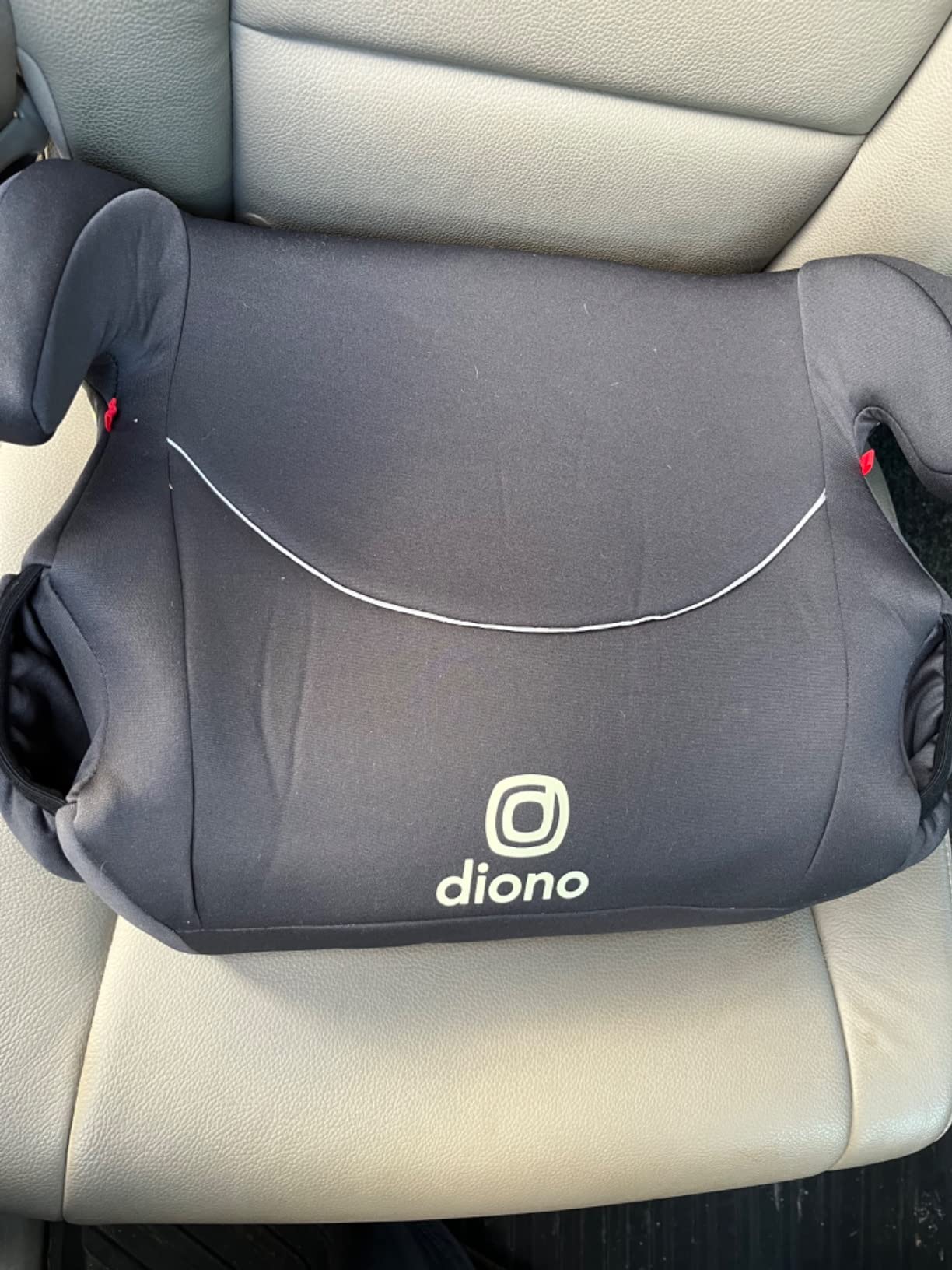Diono Solana, No Latch, Pack of 2 Backless Booster Car Seats, Black customer photo 1