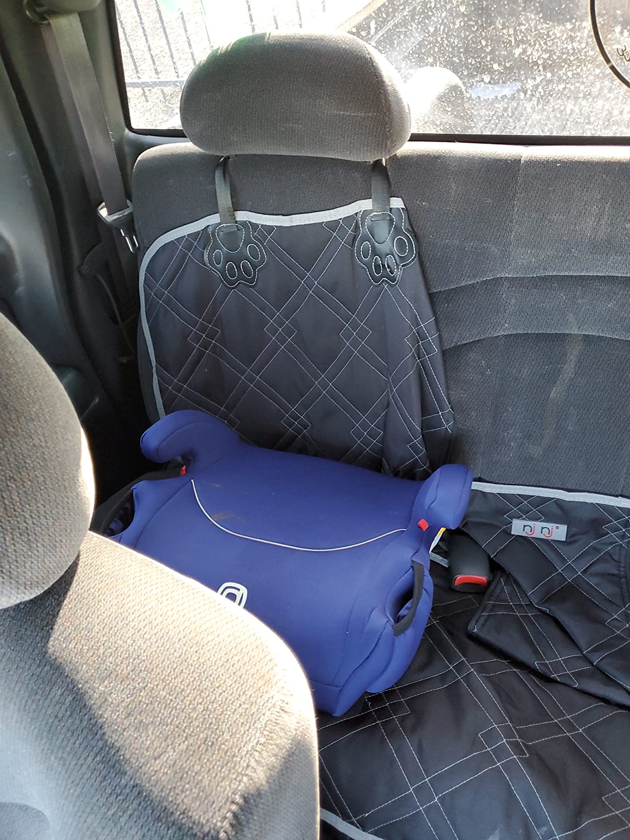 Diono Solana, No Latch, Pack of 2 Backless Booster Car Seats, Black customer photo 2