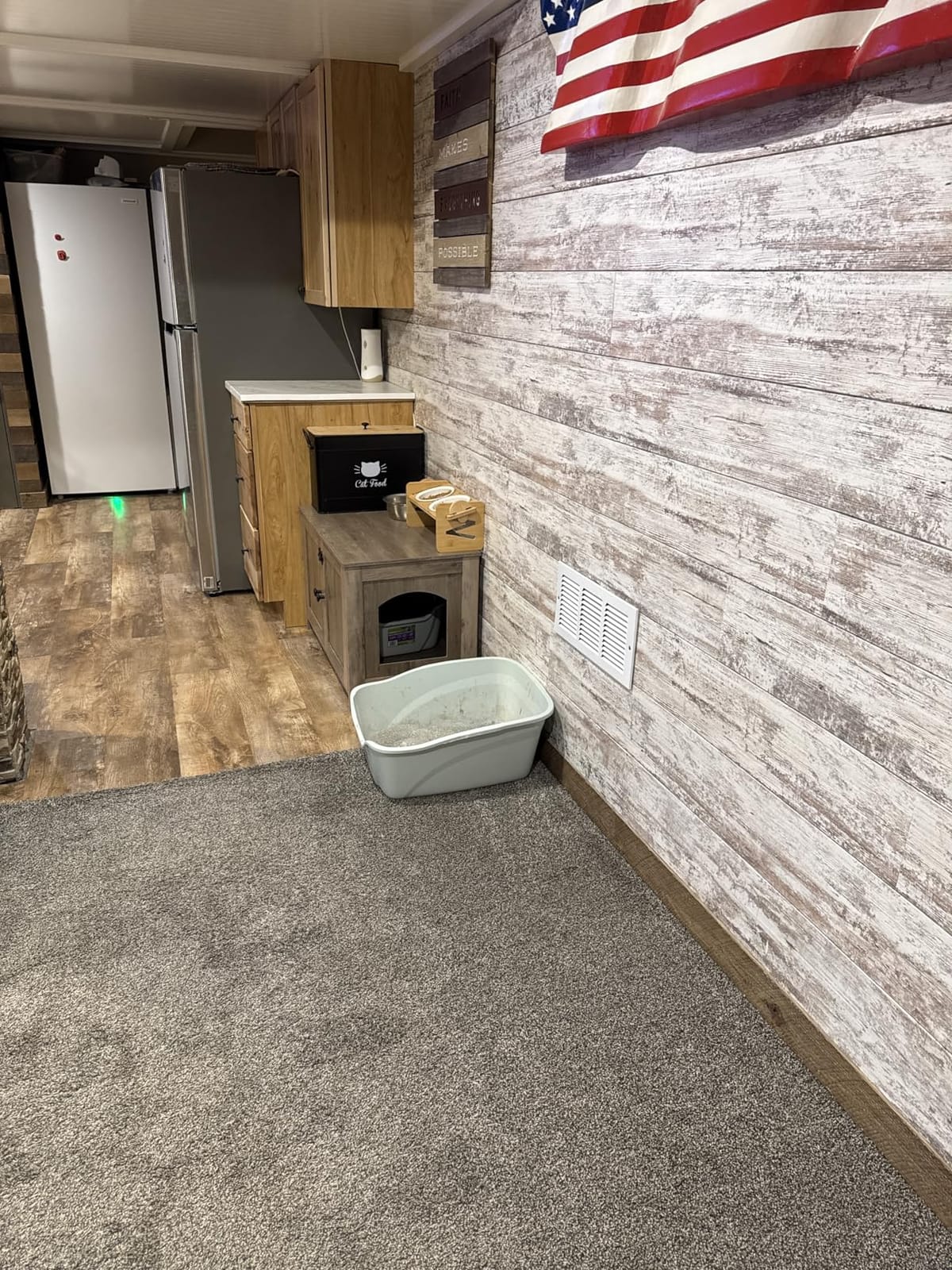 HOOBRO Litter Box Enclosure, Cat Litter Box Furniture with Removable Divider, Large Hidden Litter Box Furniture, Wooden Cat House, End Side Table, 31
